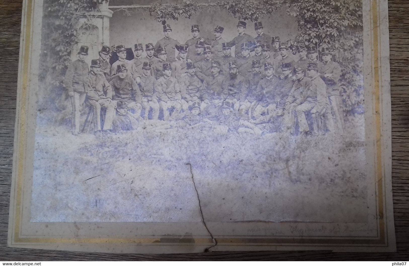 Sarajevo - Big Joint Photo Of Foresters, Foresters Engineers And Students From 1880. Photograph Glued To Decorative Card - Alte (vor 1900)