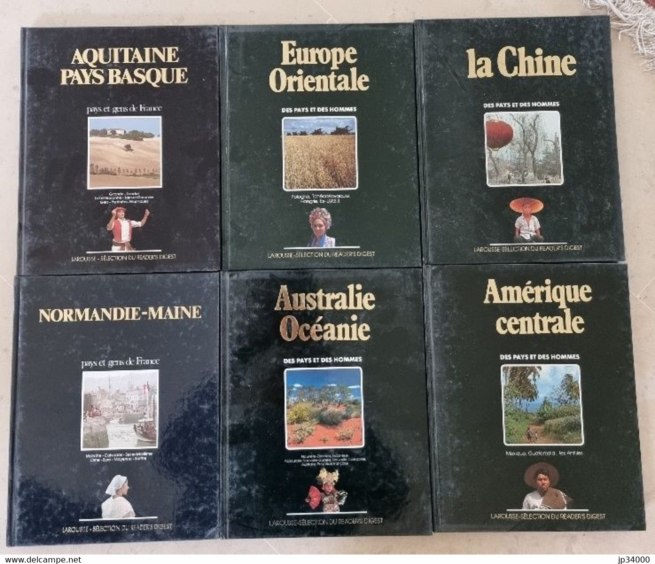 Pays Et Gens De France+des Pays Et Des Hommes (Larousse): Lot De 6 Différents. Bel état - Lots De Plusieurs Livres