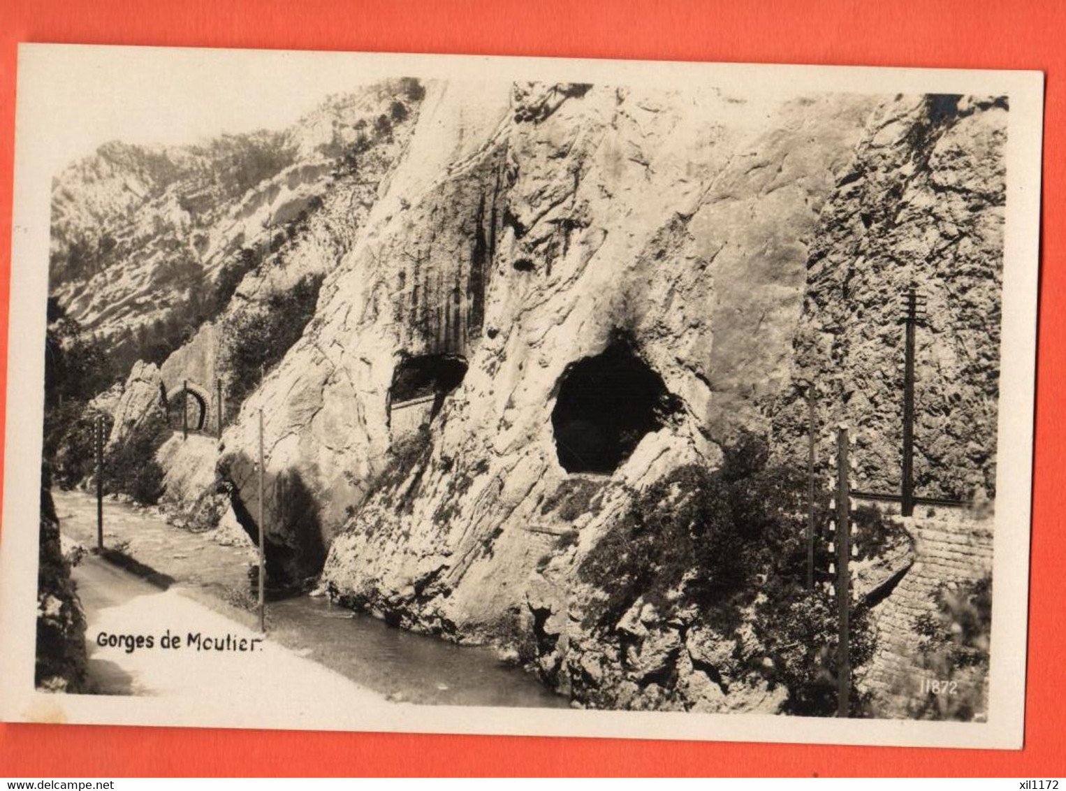 EAZ-14  Les Gorges De Moutier 11872 Circulé 1934  Perrochet-M. - Moutier