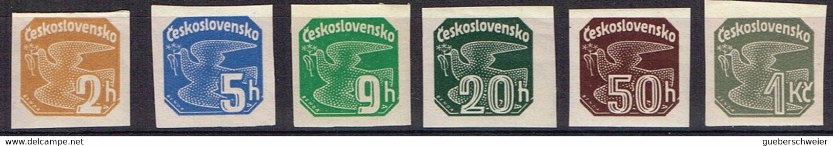 TCH 374 - TCHECOSLOVAQUIE 6 Val. Timbres Pour Journaux Entre N° 17 Et 25 Neufs* - Zeitungsmarken