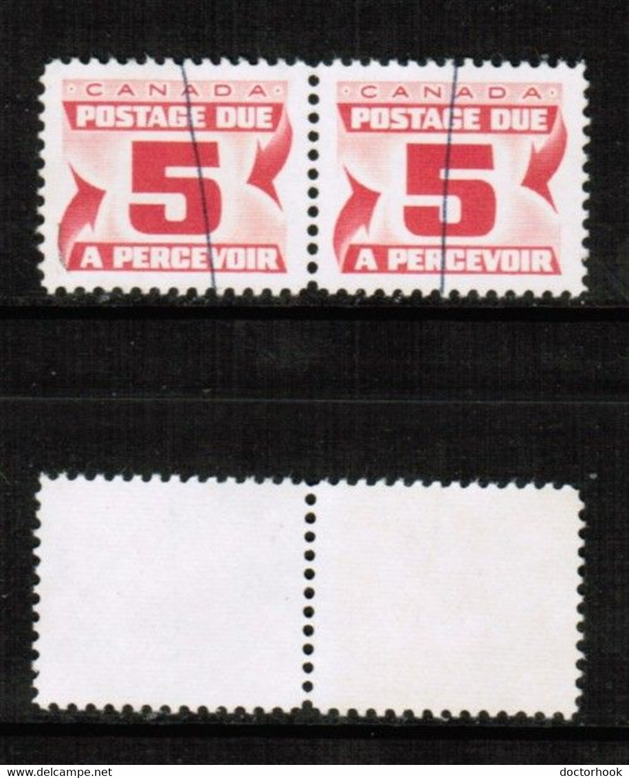 CANADA   Scott # J 25 USED PAIR (CONDITION AS PER SCAN) (CAN-132) - Port Dû (Taxe)