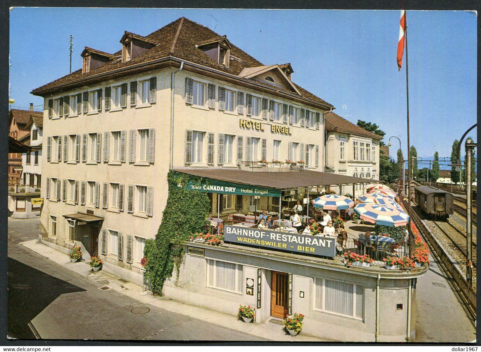 Bannof - Rest.  Engel  * Engelstrasse 2, 8820 Wädenswil  * - 2 Scans For Condition. (Originalscan !! ) - Enge