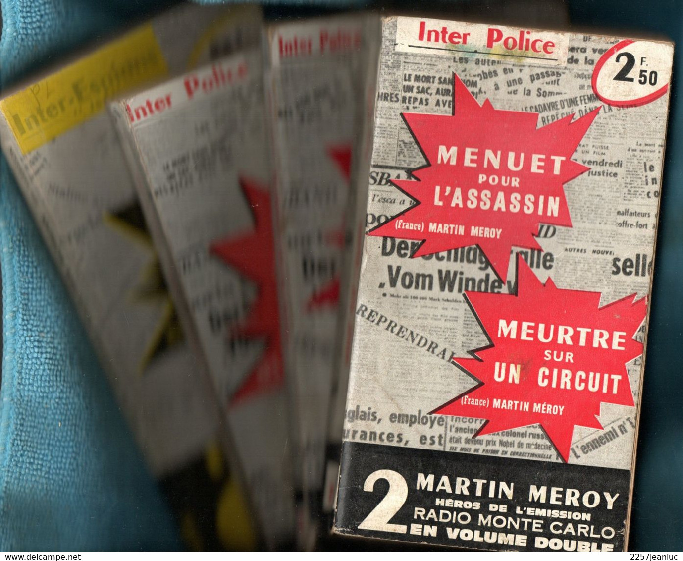 3 Romans Inter Police Dont Un Double Titres ..divers & 1 Inter Espions  Editions Presses Internationales De 1959/63 - Sonstige & Ohne Zuordnung