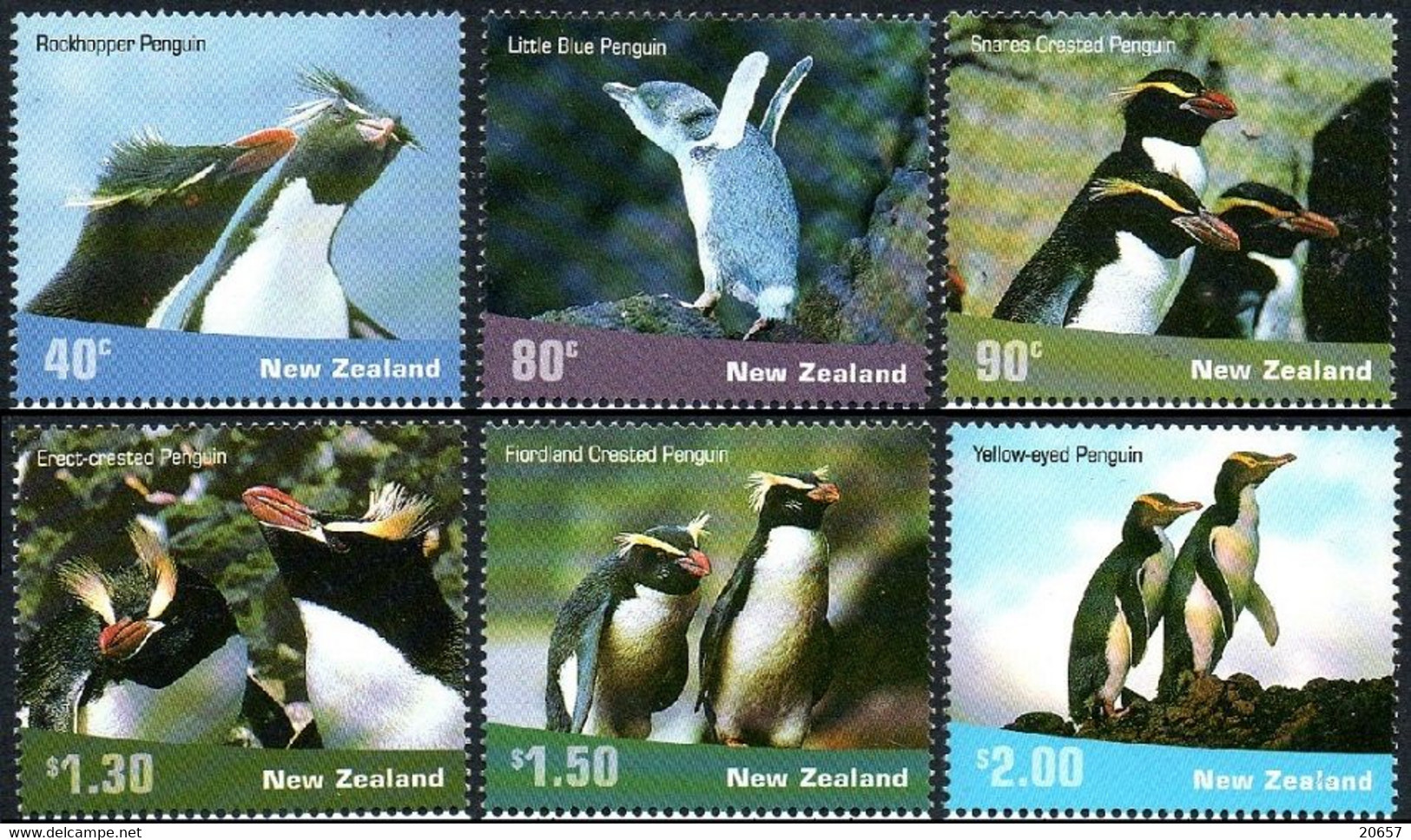 Nouvelle-Zélande New Zealand 1877/82 Manchot, Gorfou, Pingouin - Antarktischen Tierwelt