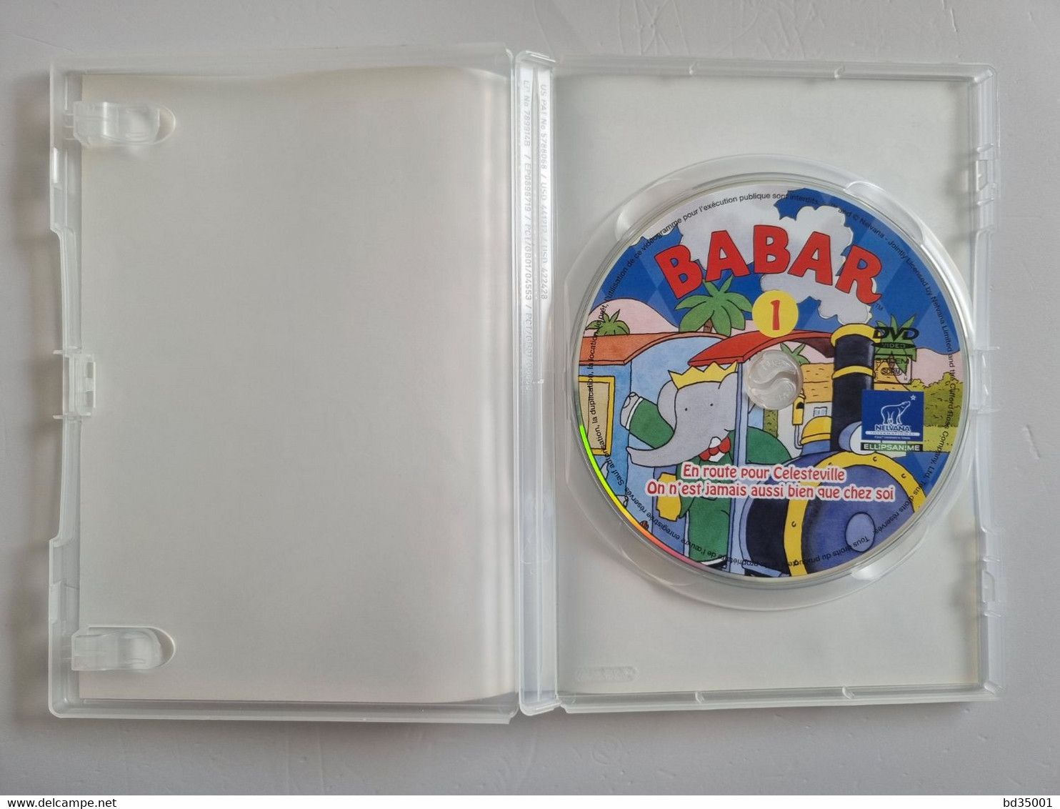 DVD Original - Babar 2 Episodes - Simple - Etat Neuf - Cartoons