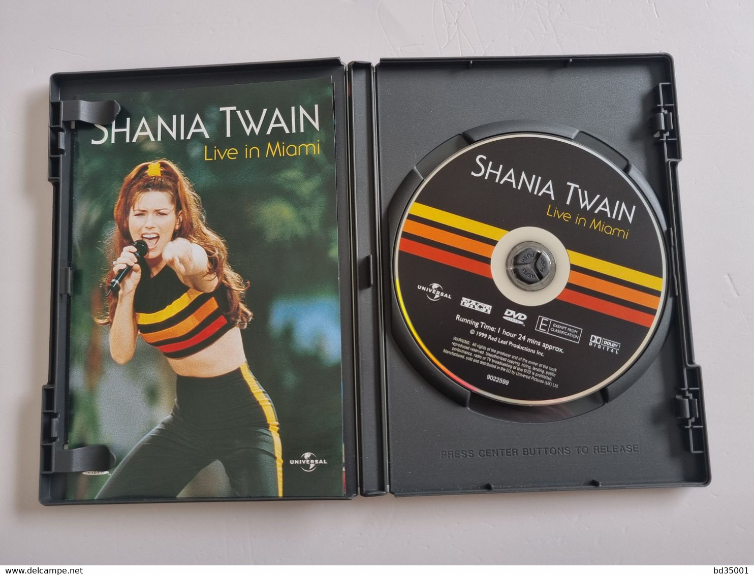 DVD Concert Shania Twain - Live In Miami - Simple - Etat Neuf - Concert & Music