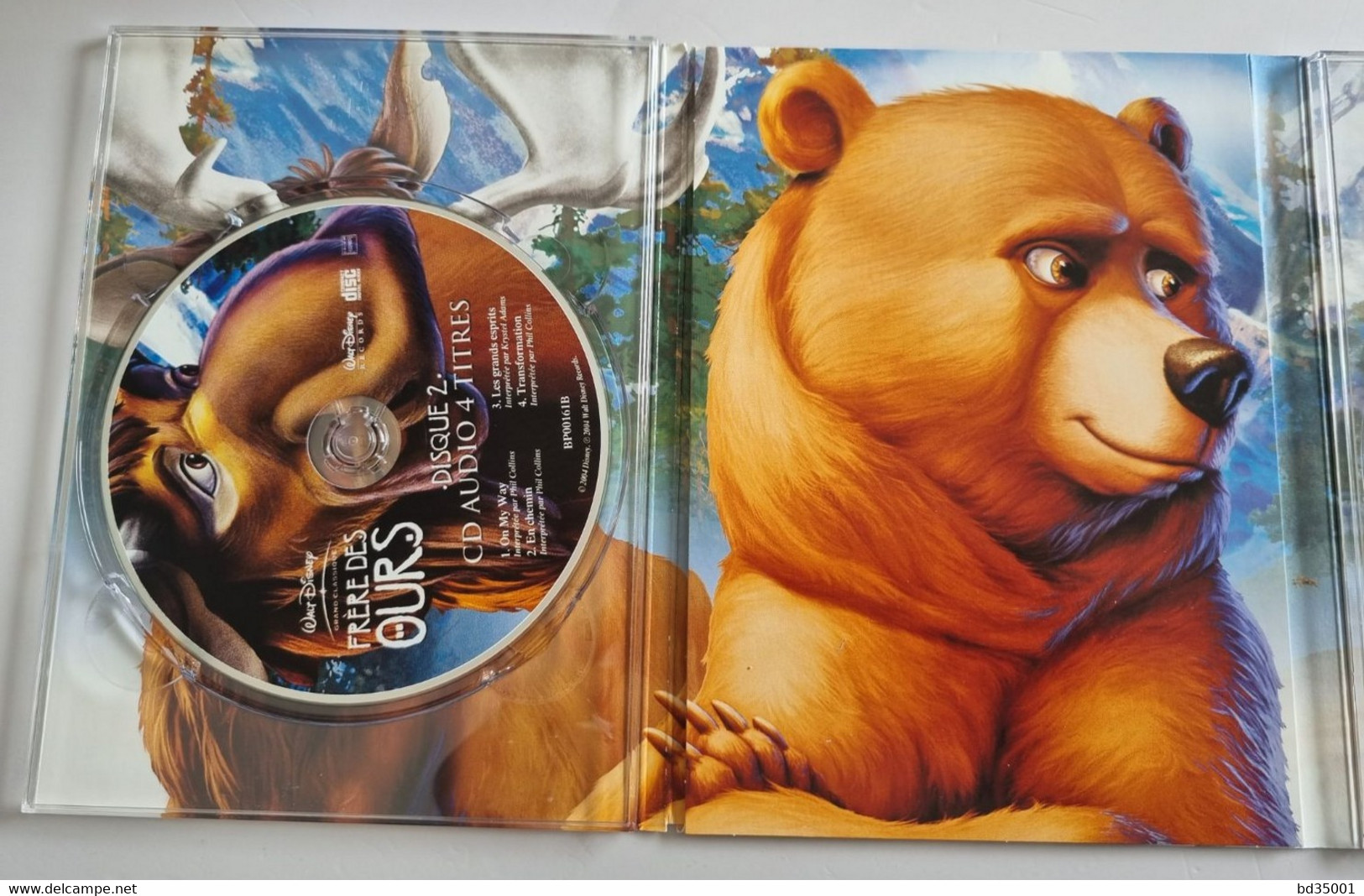 DVD Original WALT DISNEY EDITION PRESTIGE - Frère Des Ours - DVD + CD Audio + Studio D'Impression - Etat Neuf - Cartoons