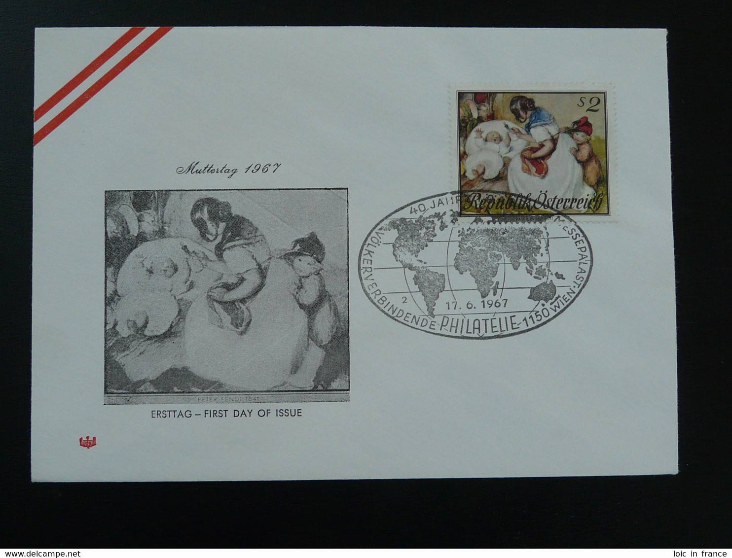 FDC Fête Des Mères Mother's Day Autriche Austria 1967 (ex 1) - Muttertag