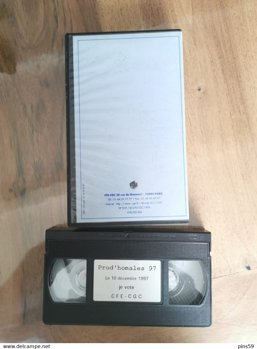 Video VHS Propagande CFE CGC 1997 élection Prud'hommes - Documentaires