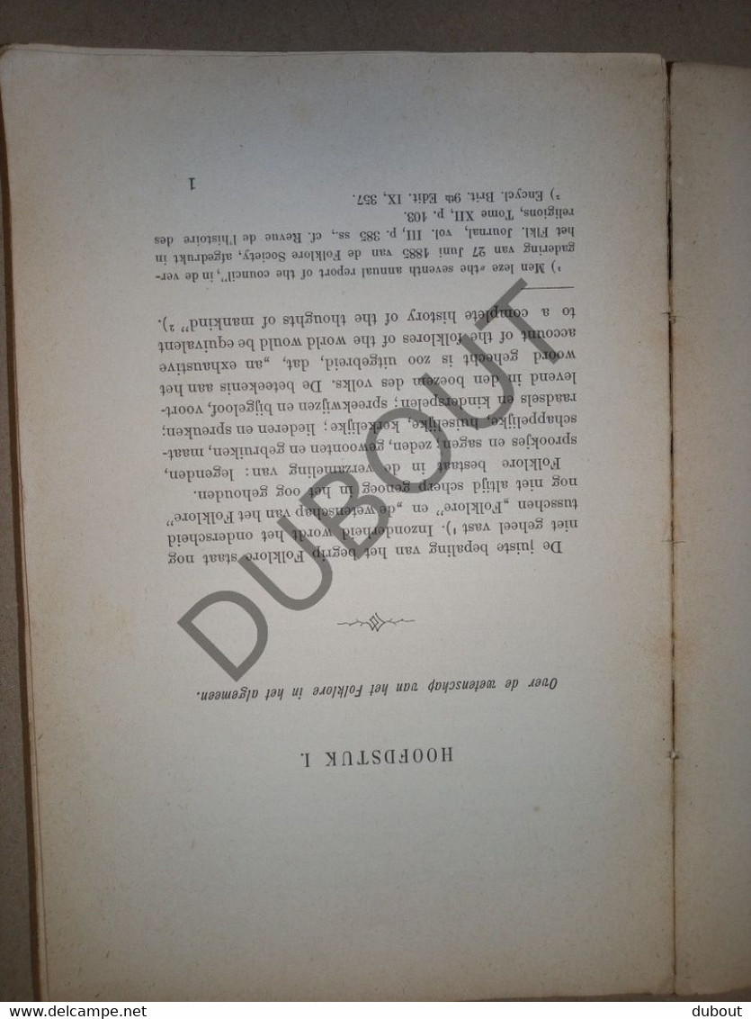 Folklore En Godsdienstgeschiedenis - Academisch Proefschrift - L. Knappert, Harlingen,  Amsterdam, 1887  (S197) - Antique