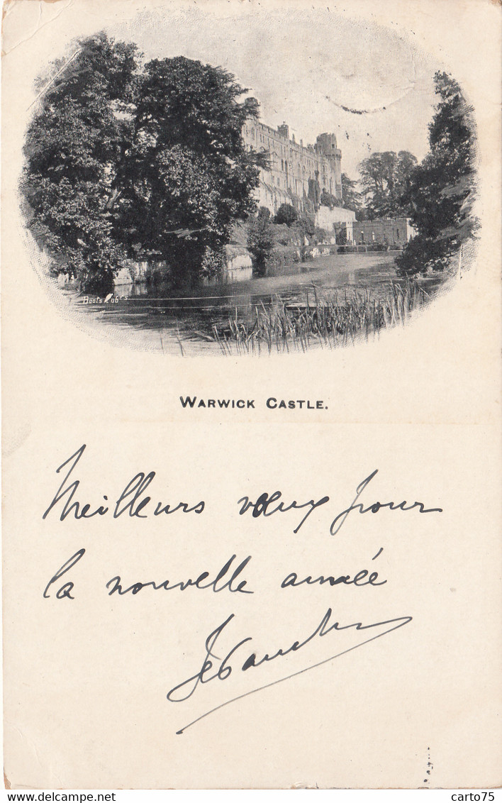 Royaume-Uni - England - Warwick - Warwick Castle - Postmarked Allesley 1901 - Warwick