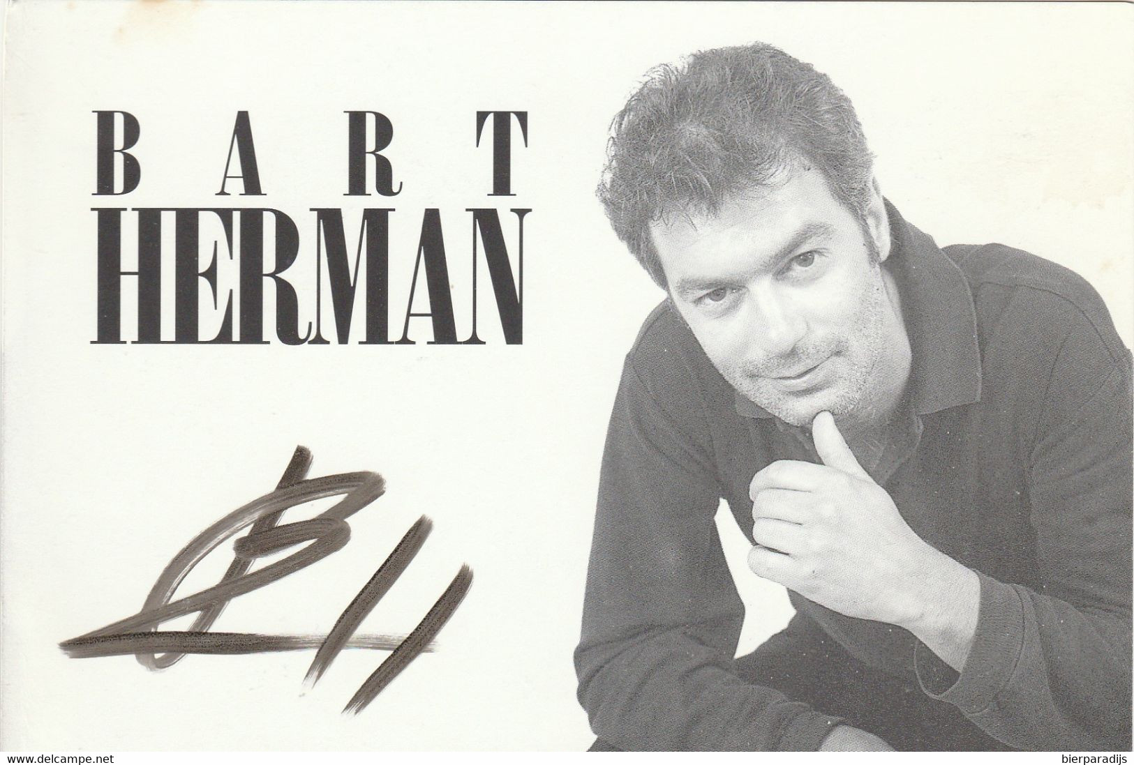 Bart Herman  Was  Ingekleeft - Autogramme