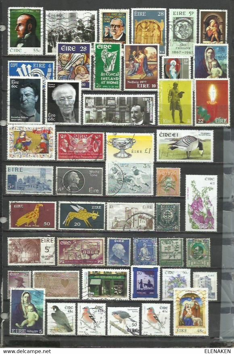 R136-LOTE SELLOS DE ESTADO DE IRLANDA,SIN TASAR,SIN REPETIDOS.ANTIGUOS Y MODERNOS. ********************* STATE STAMPS LO - Verzamelingen & Reeksen