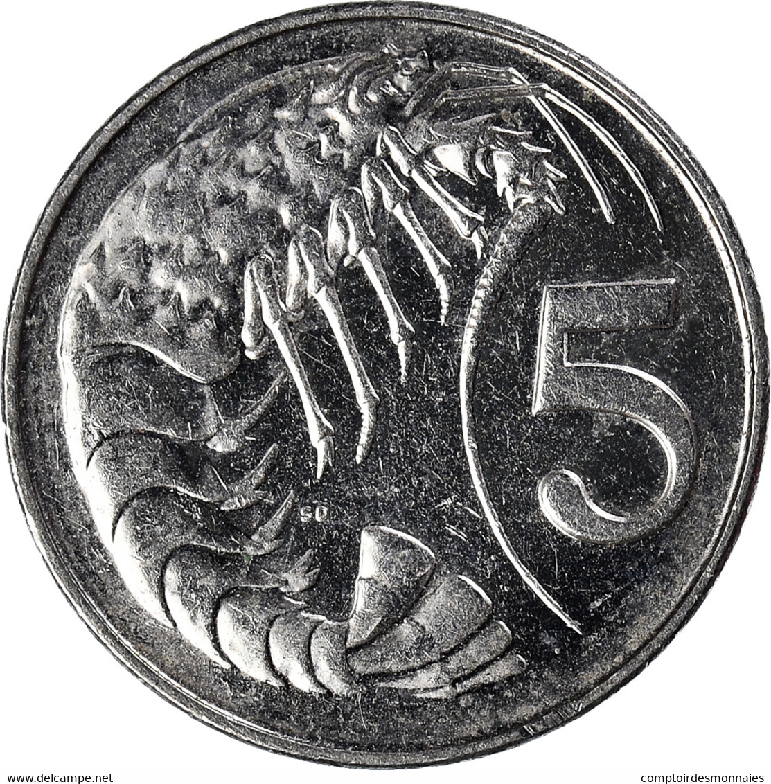 Monnaie, Îles Caïmans, 5 Cents, 2002 - Kaimaninseln