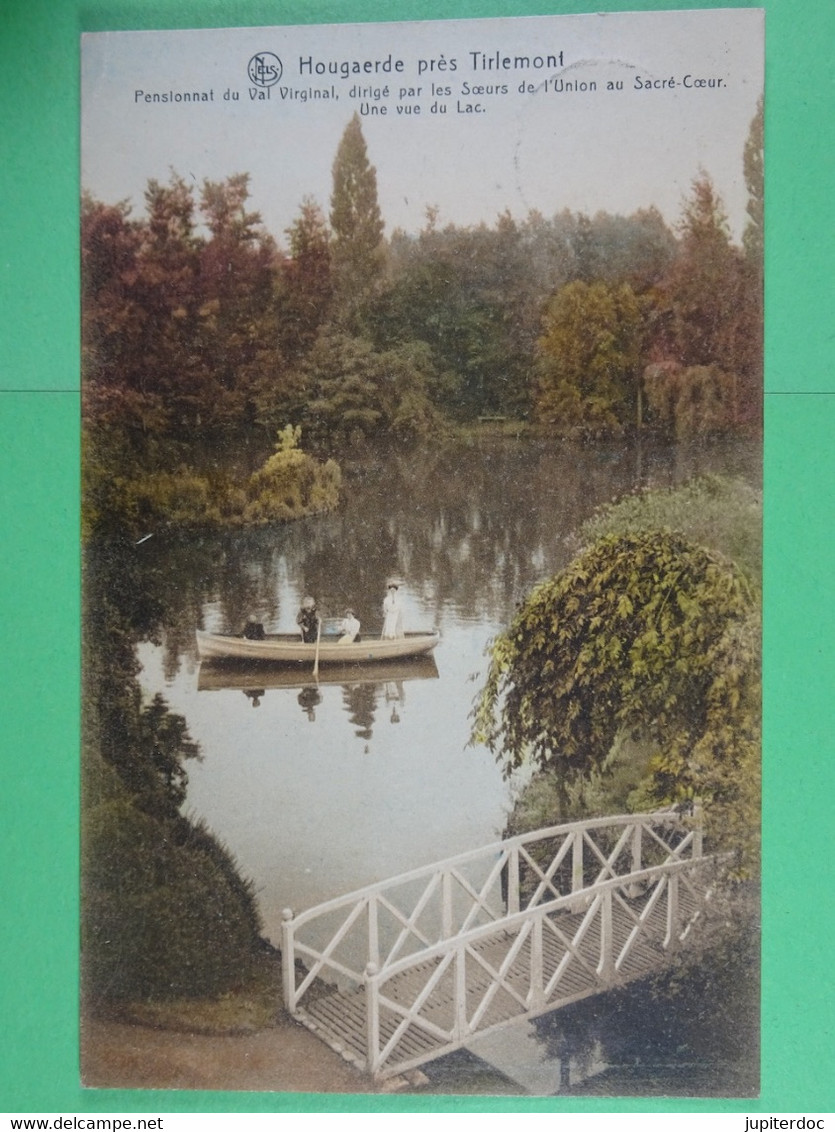 Hougaerde Près Tirlemont Pensionnat Du Val Virginal Des  Soeurs De L'Union Du Sacré-Coeur Une Vue Du Lac - Hoegaarden