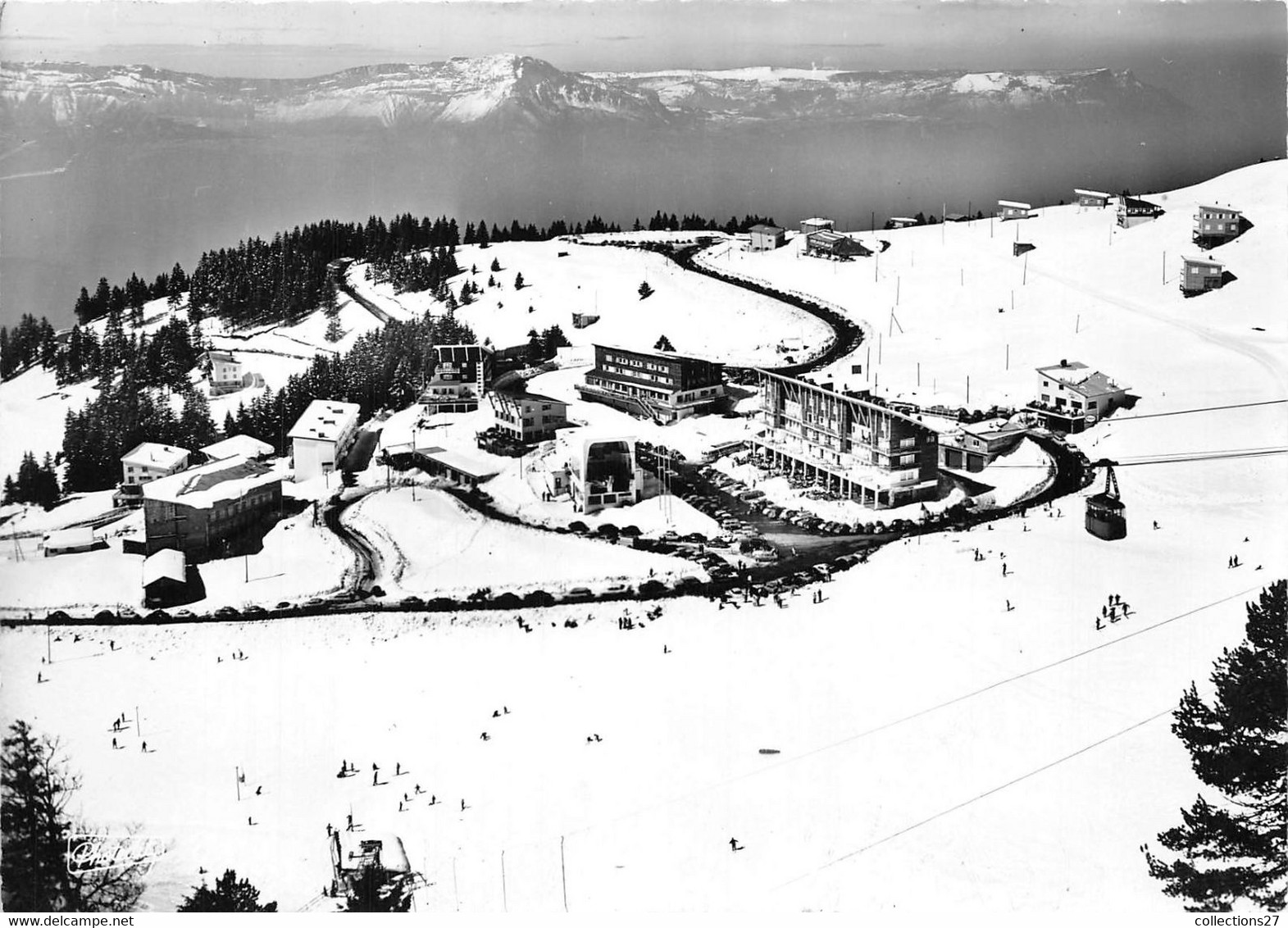 38-CHAMROUSSE-VUE PANORAMIQUE DE LA STATION - Chamrousse