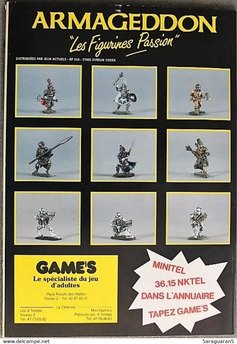 MAGAZINE - CASUS BELLI - Numéro 46 - 1988 Avec Encart / Wargame Complet 1940 - Giochi Di Ruolo
