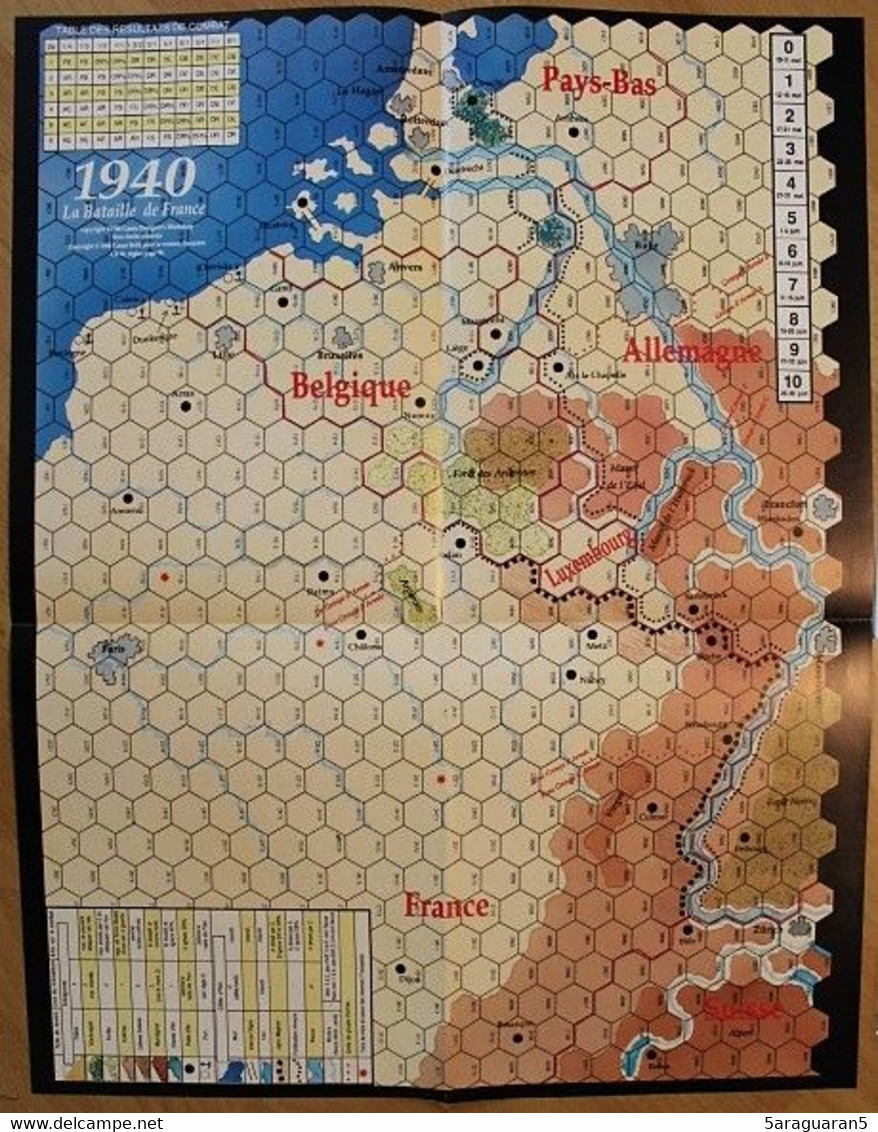 MAGAZINE - CASUS BELLI - Numéro 46 - 1988 Avec Encart / Wargame Complet 1940 - Jeux De Rôle
