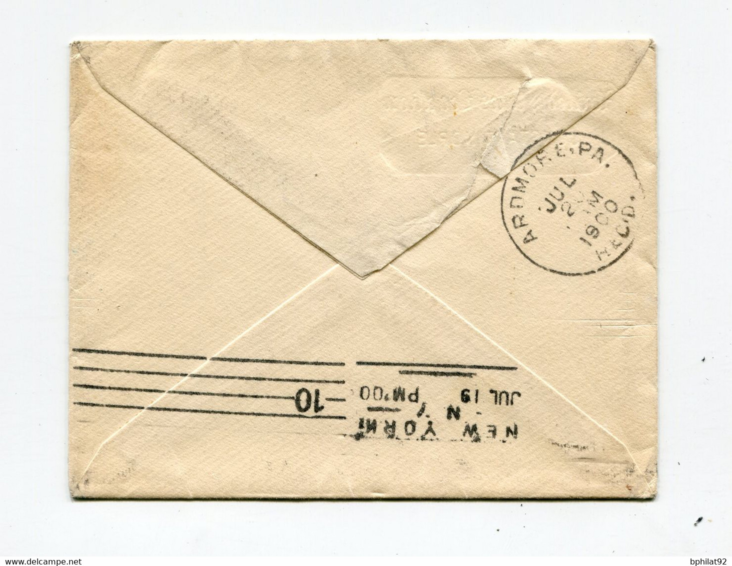 !!! LETTRE DE CONSTANTINOPLE DE 1900 POUR LES USA - Lettres & Documents