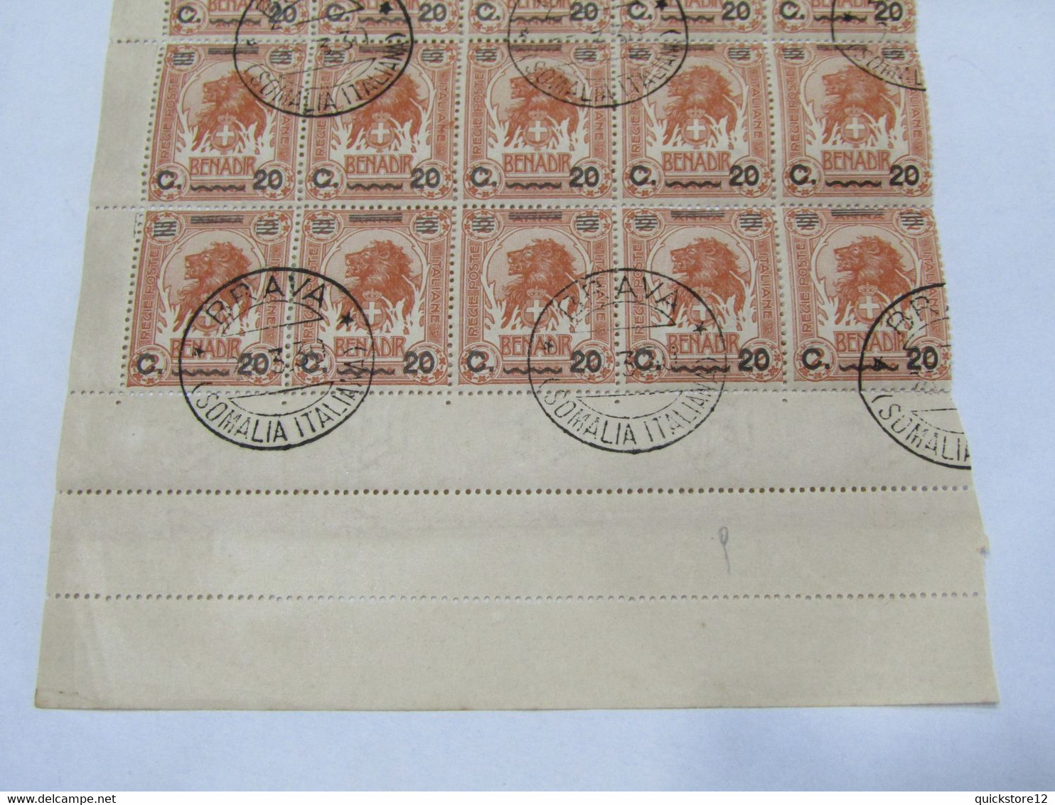 Sello Postal Colonia Italiana - Somalia Italiana - Somalie
