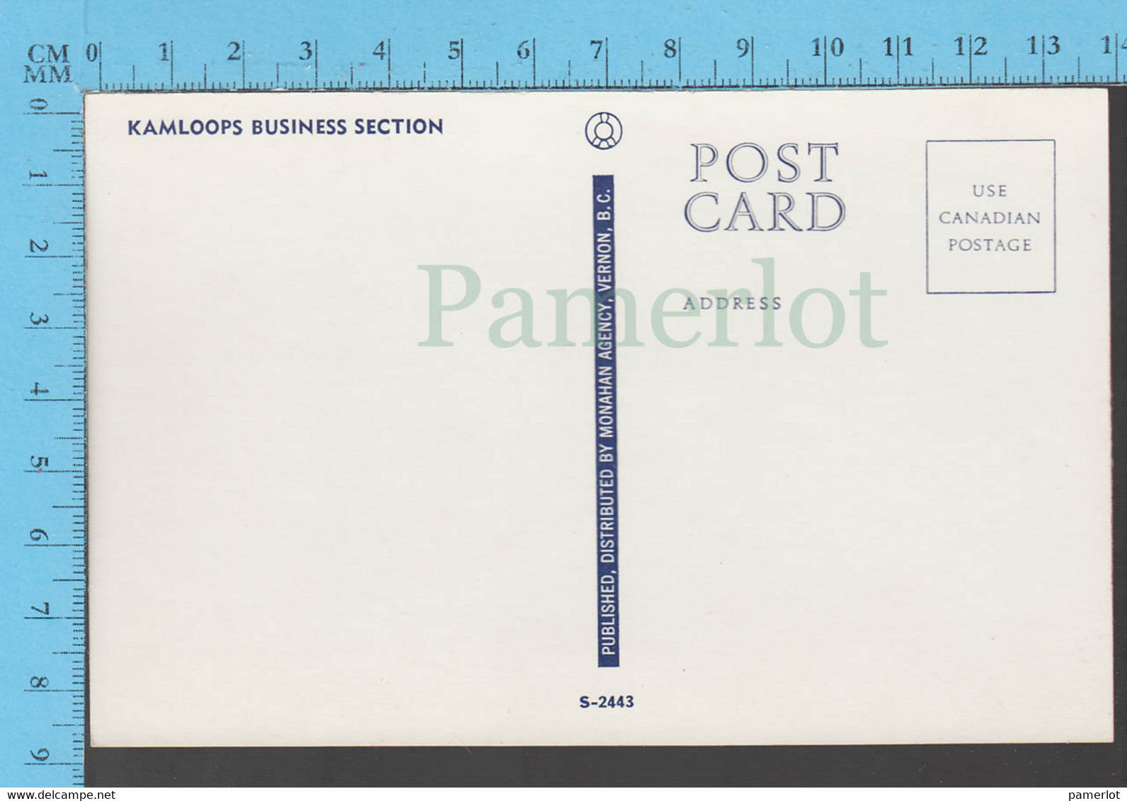 Postcard- Kamloops Busines Section B.c. Canada, Carte Postale - Kamloops