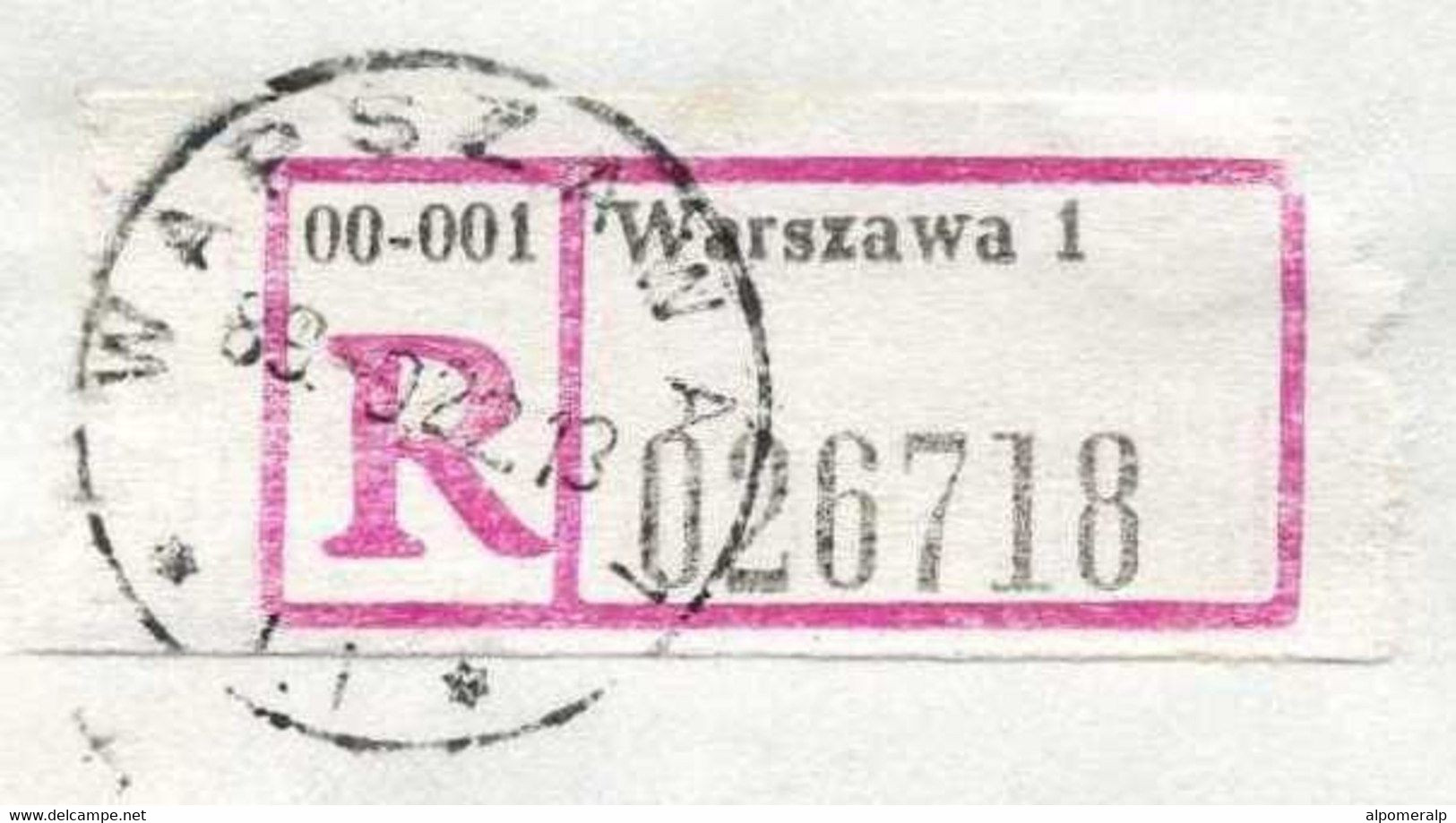 Poland Warszawa 1989, Airmail Registered Cover Used To Florida USA | Mi 3169, 3171, 3174, 3223 (WWII,  Army | Battle) - Posta Aerea