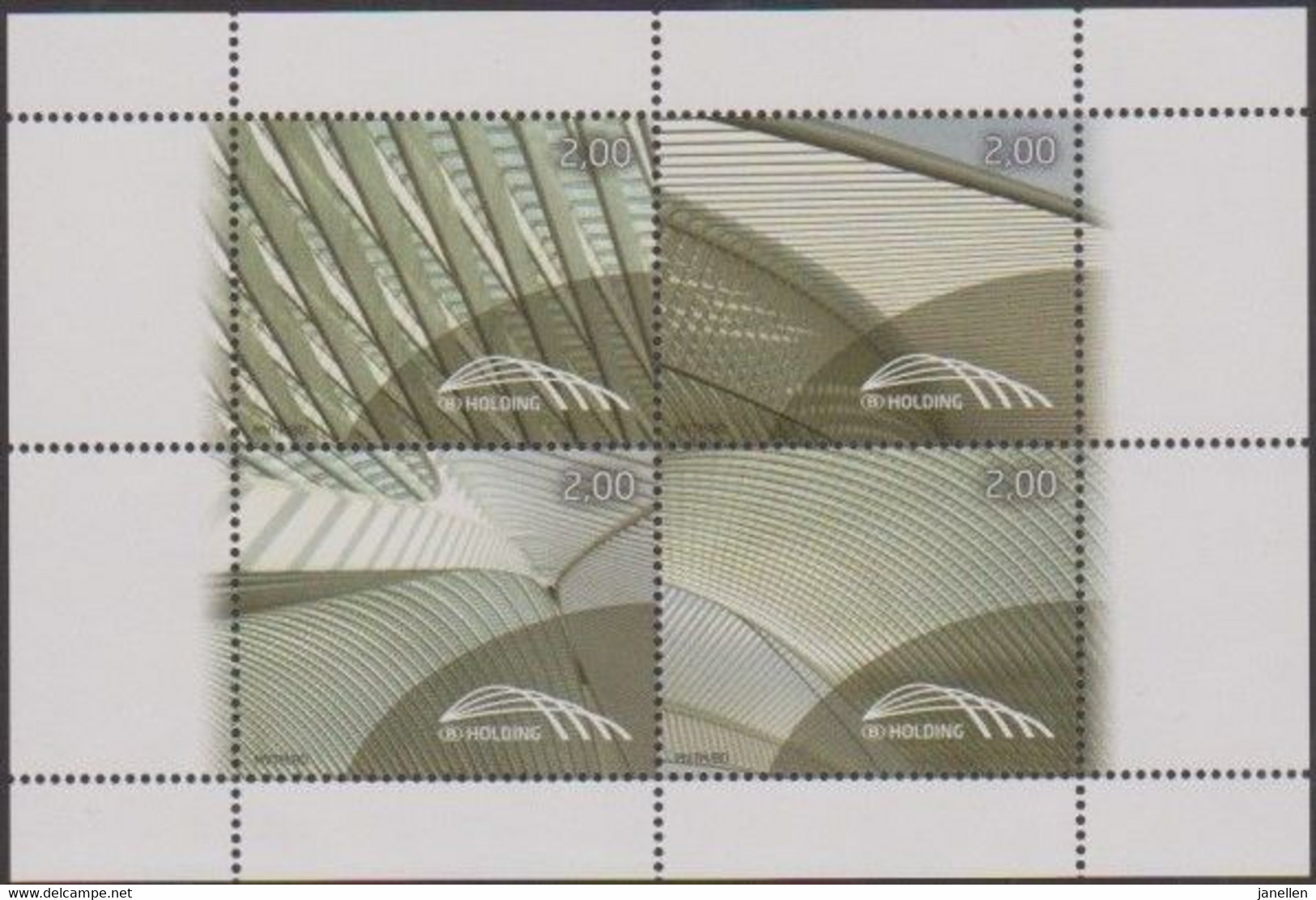 TRV - BL15 - Luik-Guillemins - Liège-Guillemins (zonder Nummer/sans N°) - 1996-2013 Vignettes [TRV]