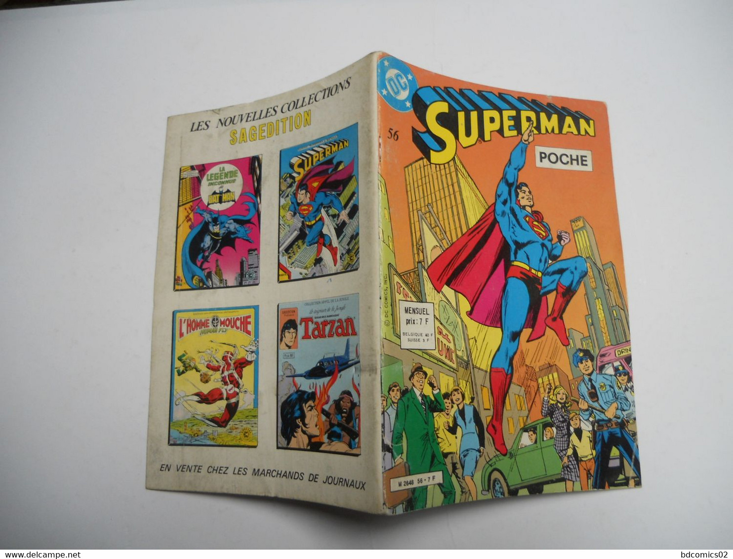 SUPERMAN POCHE N°56. SAGEDITION. 1982 BE+ - Superman