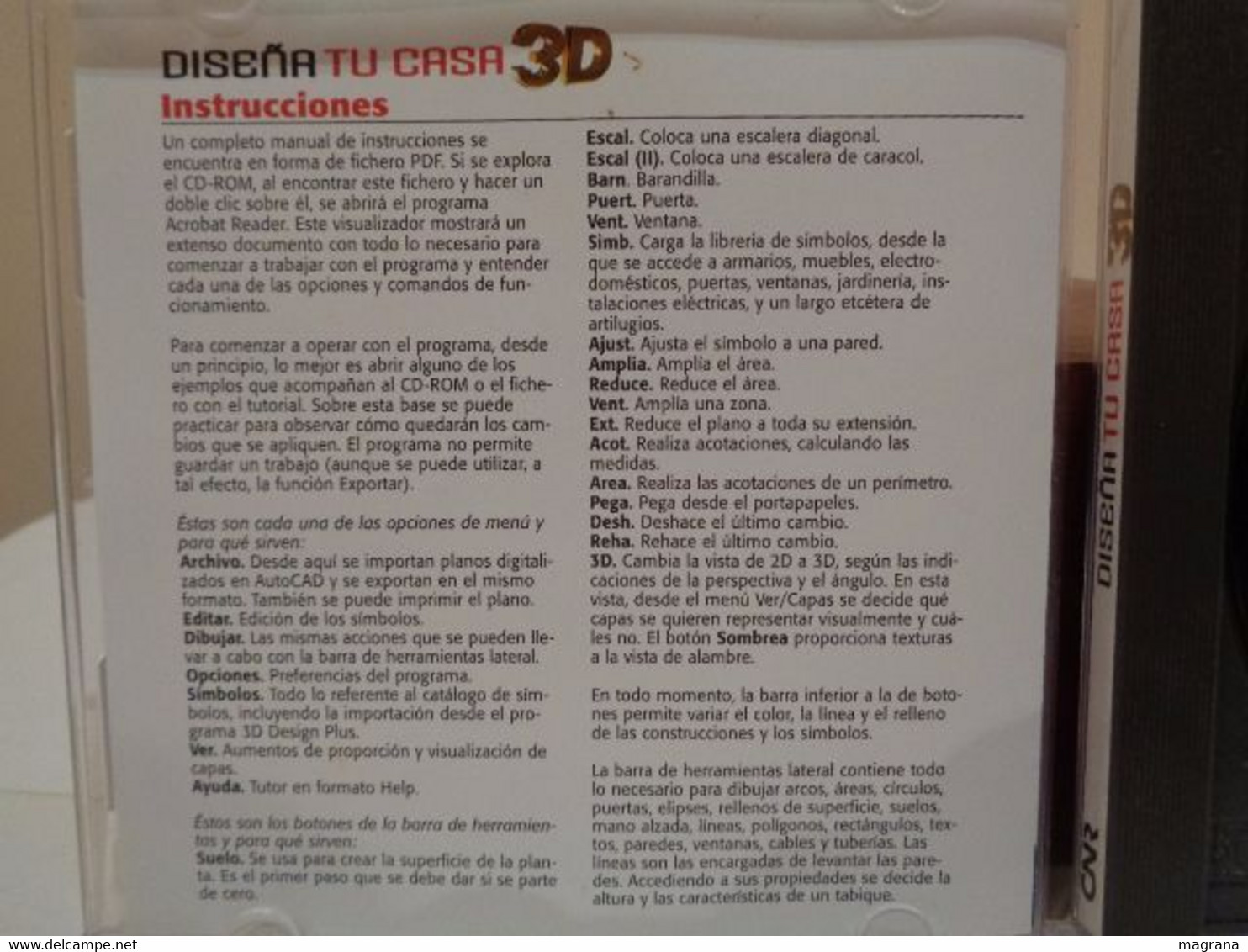 CD-ROM Para PC. Diseña Tu Casa 3D. CNR Y Grupo Zeta. Para WIndows. 1999. Programa De Arquitectura. - CD