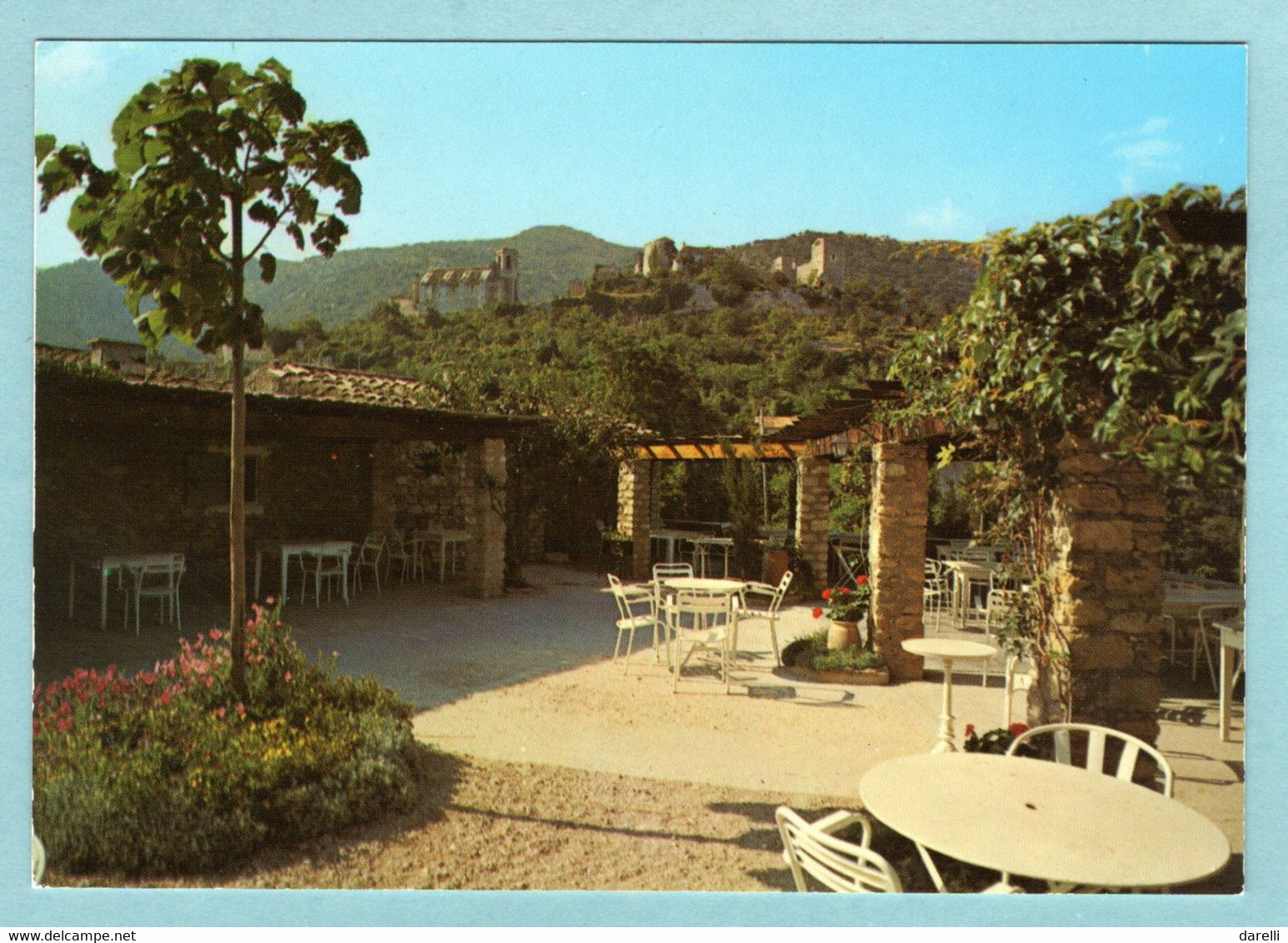 CP 84 - OPPEDE-LE-VIEUX - L'ancienne Cité Romaine - Vue De La Terrasse Du Gite - Oppede Le Vieux