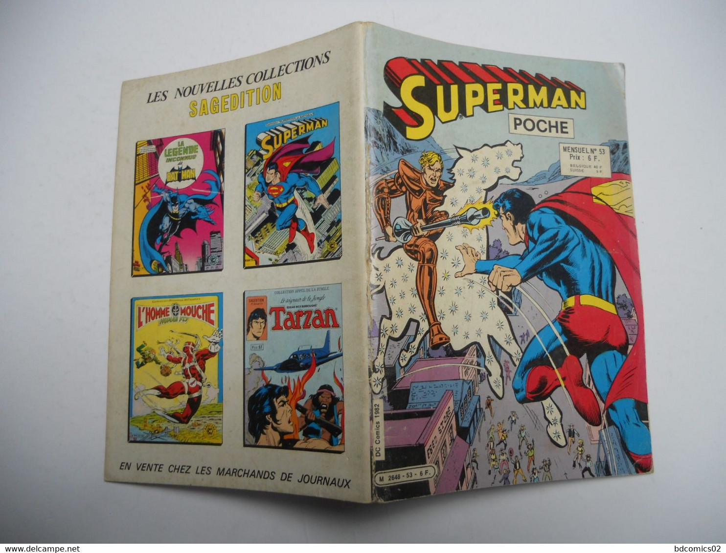 SUPERMAN POCHE N°53 SAGÉDITION 1982 - Superman