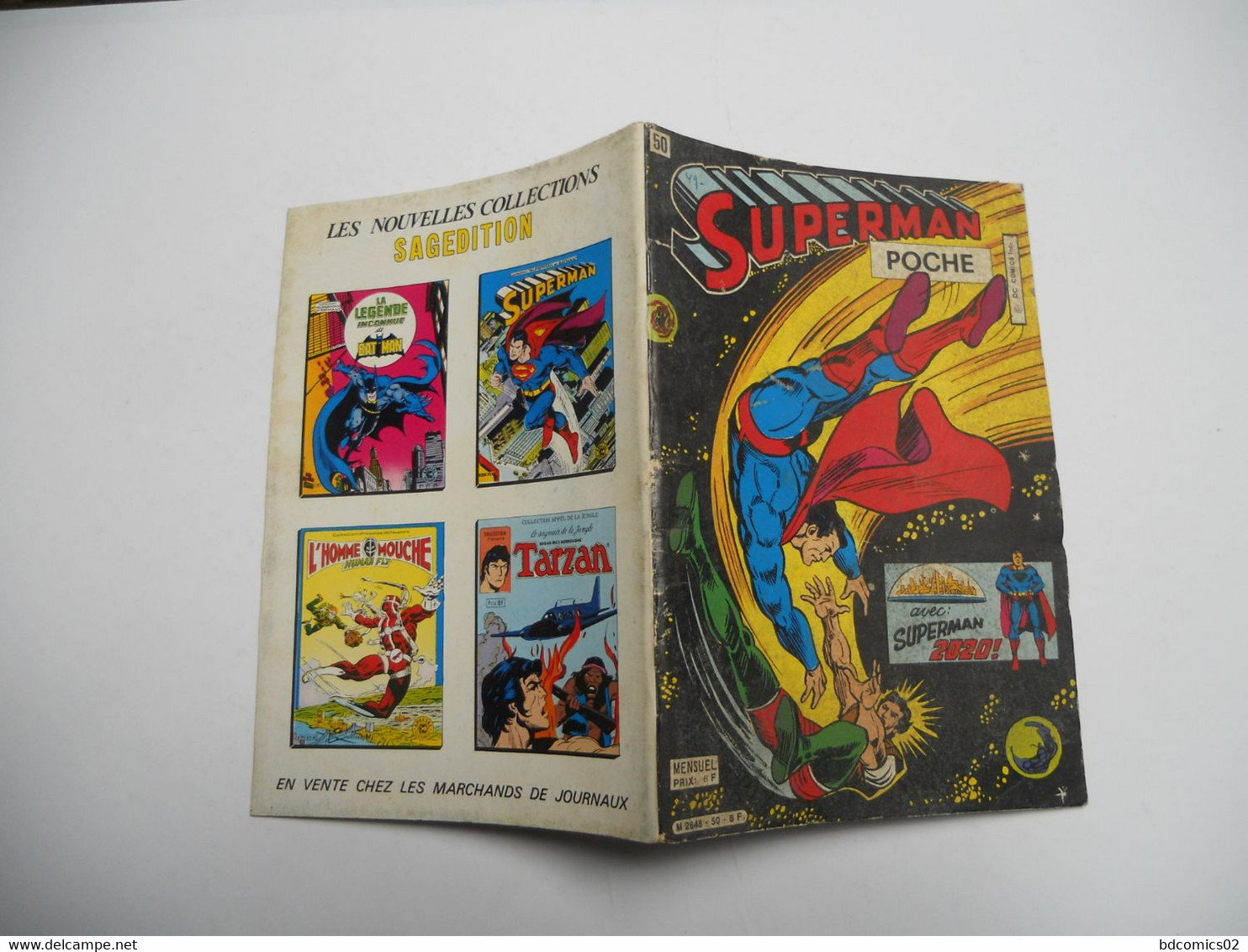 SUPERMAN POCHE N° 50 SUPERGIRL SUPERBOY SAGEDITION TBE 1981 CARY BATES CURT SWAN - Superman