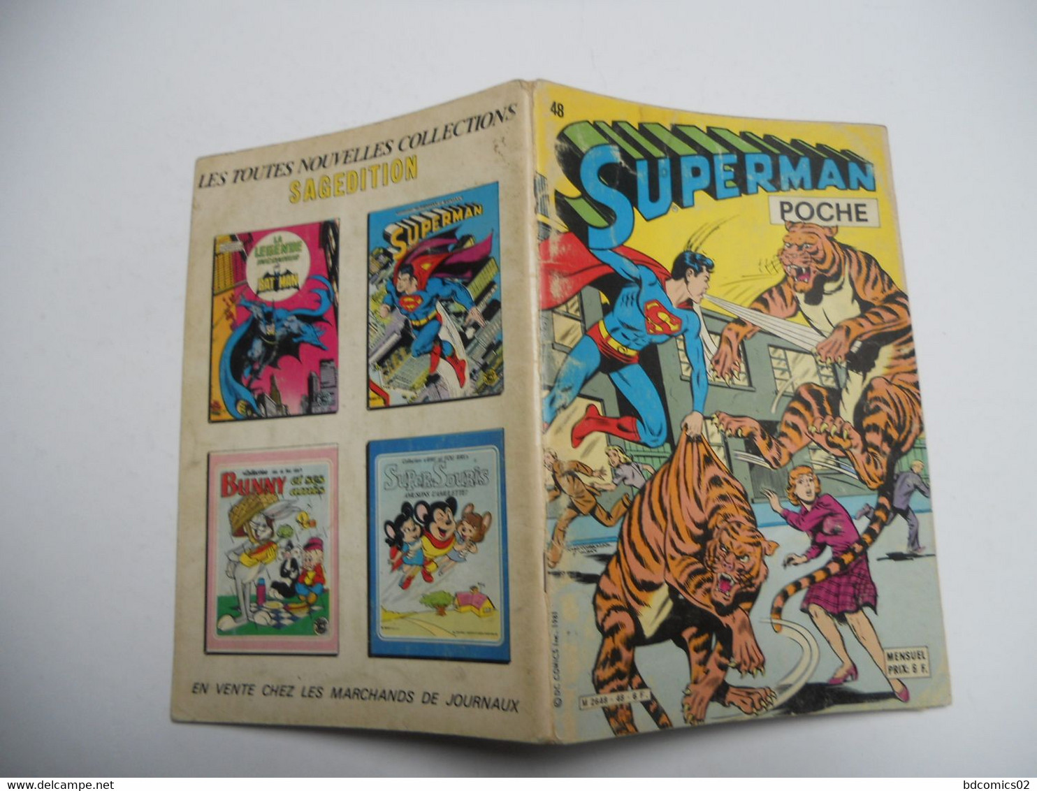 Superman Poche Sagedition N° 48 De 1981 Bon état - Superman