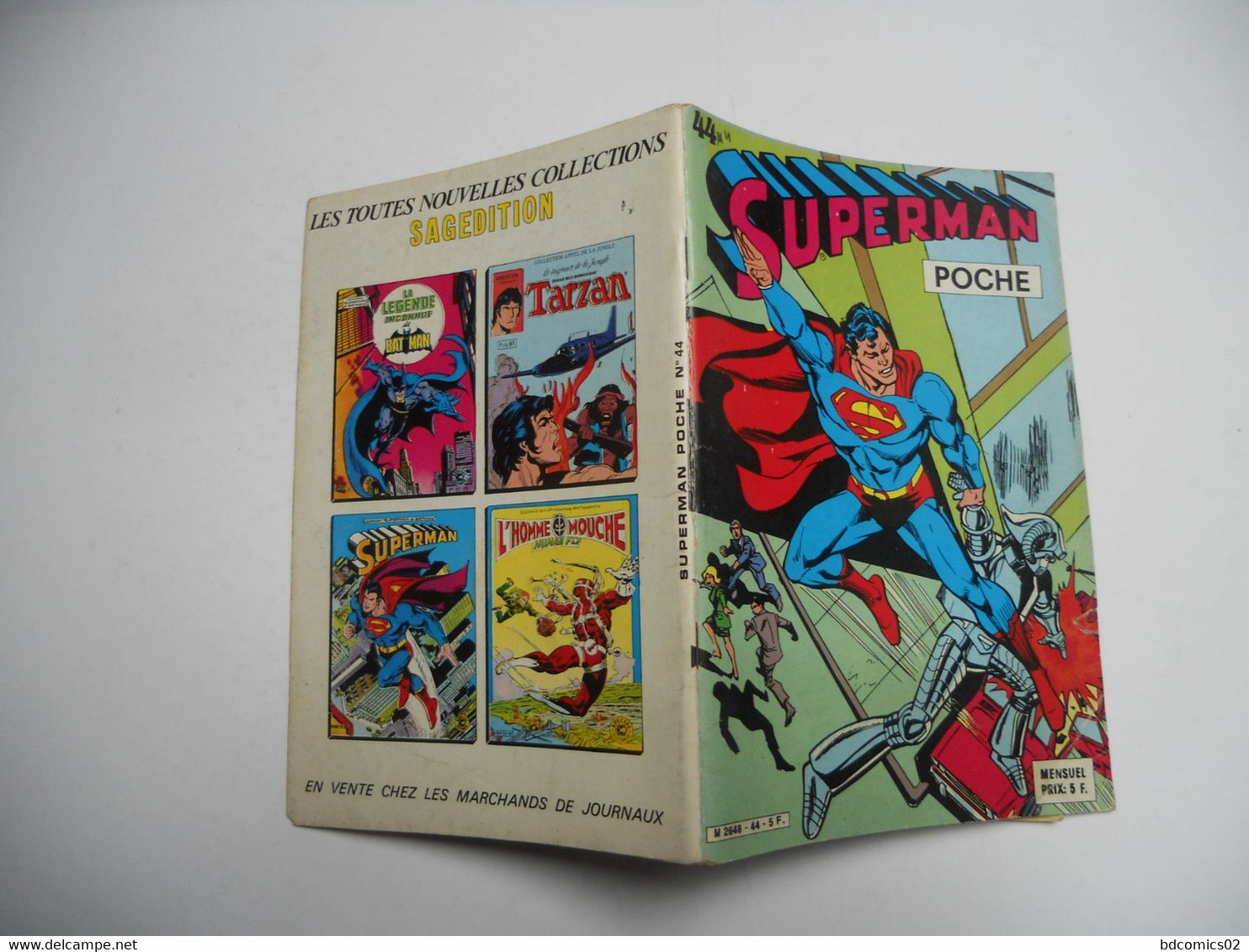 SUPERMAN POCHE (Sagedition) - N°44 : Avril 1981 - Superman