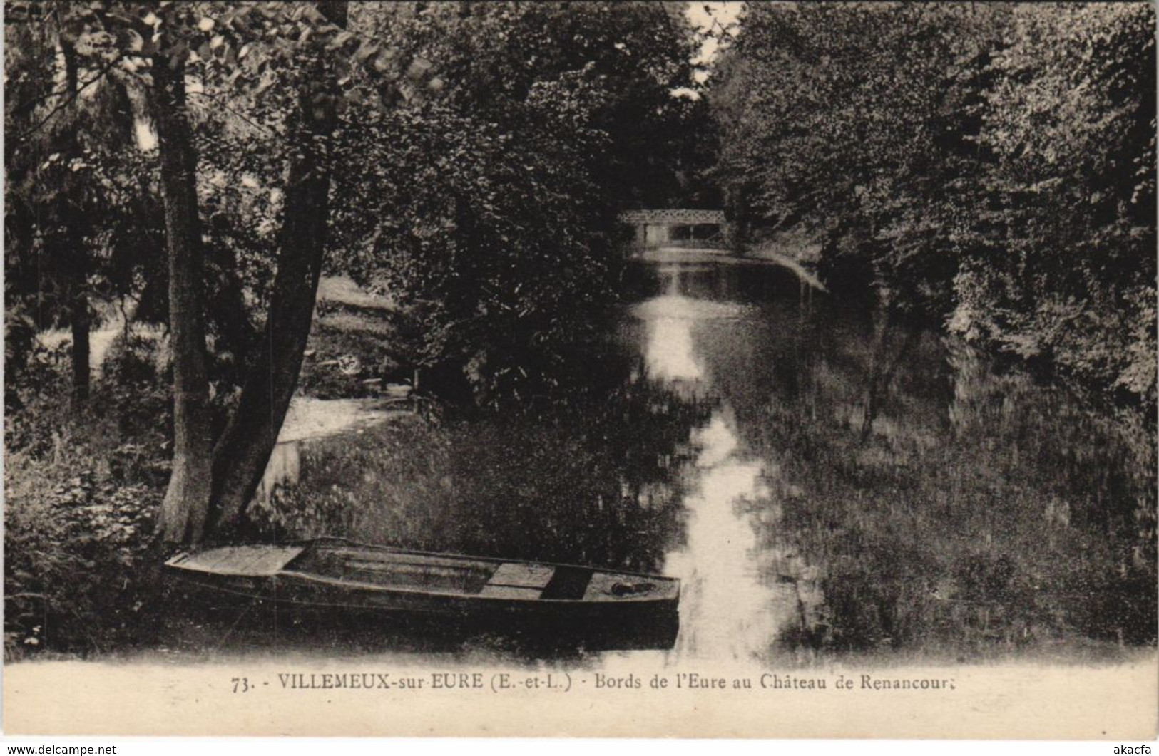 CPA VILLEMEUX-sur-EURE Bords De L'Eure Au Chateau De Renancourt (1202461) - Villemeux-sur-Eure