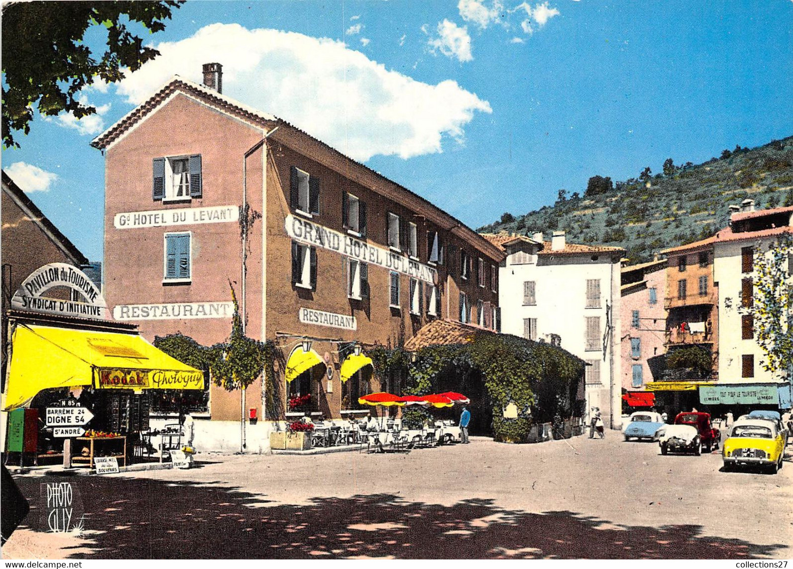 04-CASTELLANE-LE GRAND HÔTEL DU LEVANT SUR LA ROUTE NAPOLÉON - Castellane