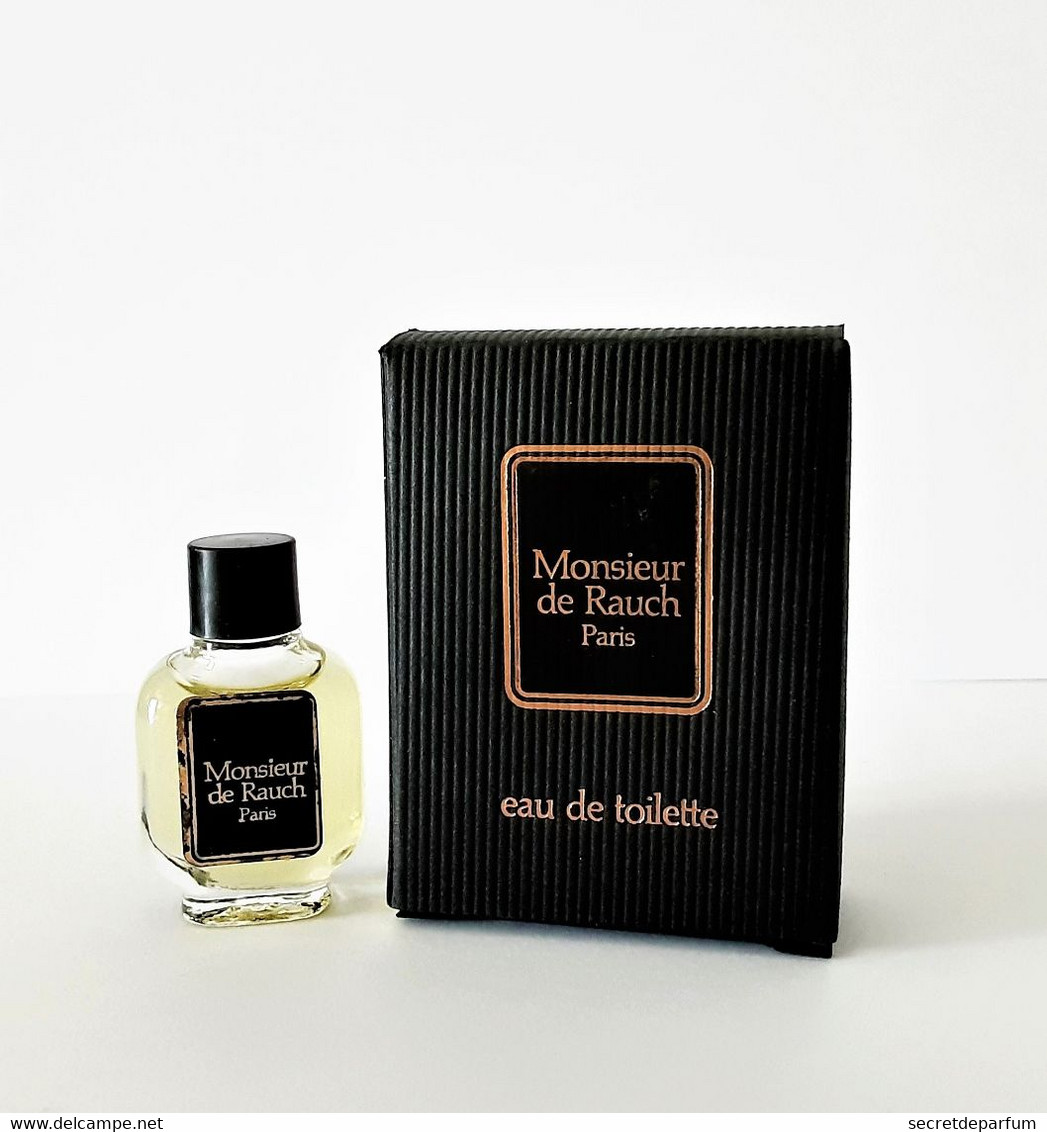 Miniatures De Parfum  MONSIEUR DE RAUCH De DE RAUCH    EDT  4 Ml + Boite - Miniatures Men's Fragrances (in Box)