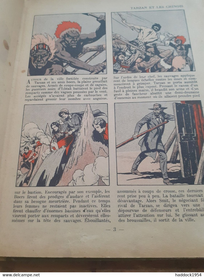 TARZAN Et Les Chinois EDGAR RICE BURROUGHS Hachette 1939 - Tarzan