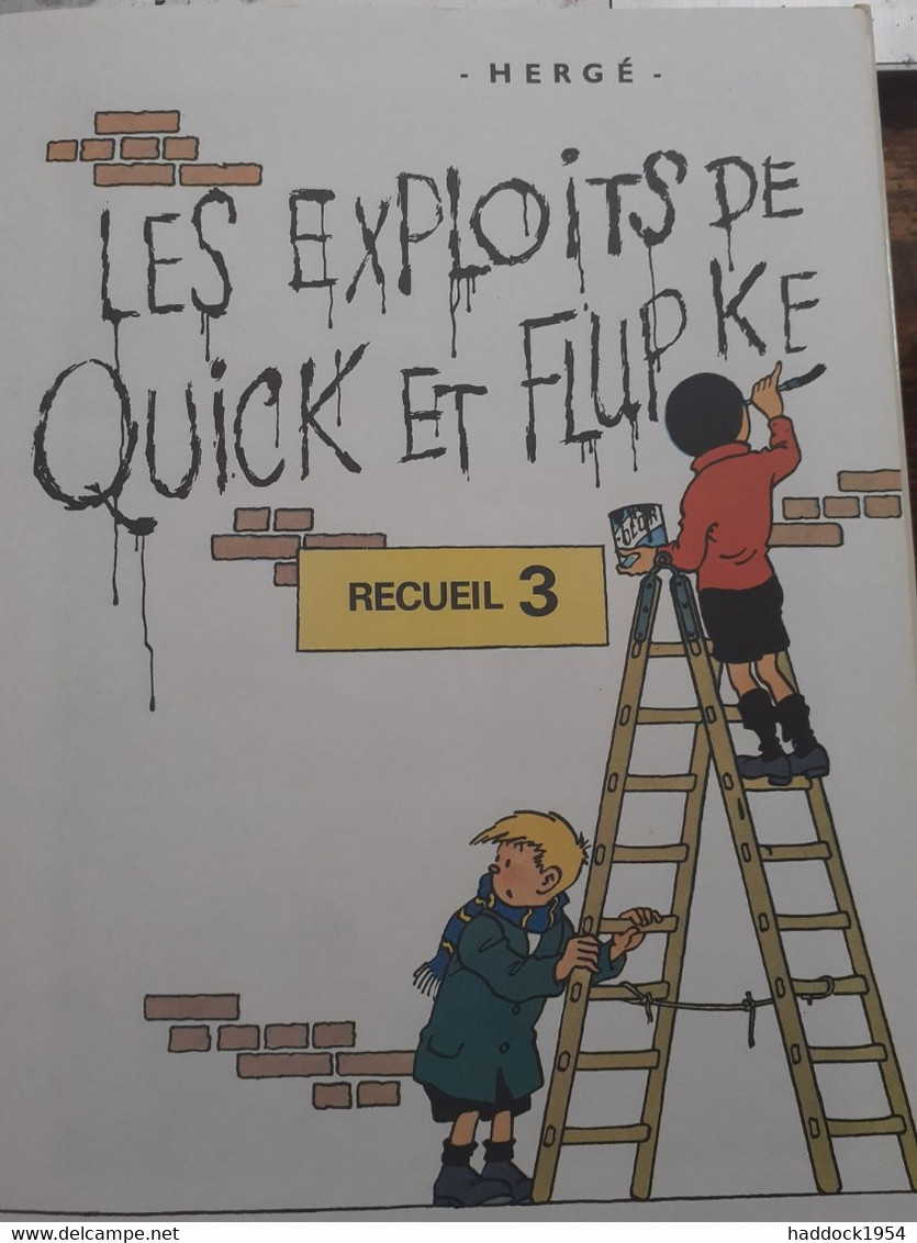 Les Exploits De Quick Et Flupke Recueil 3 HERGE Casterman 1980 - Hergé