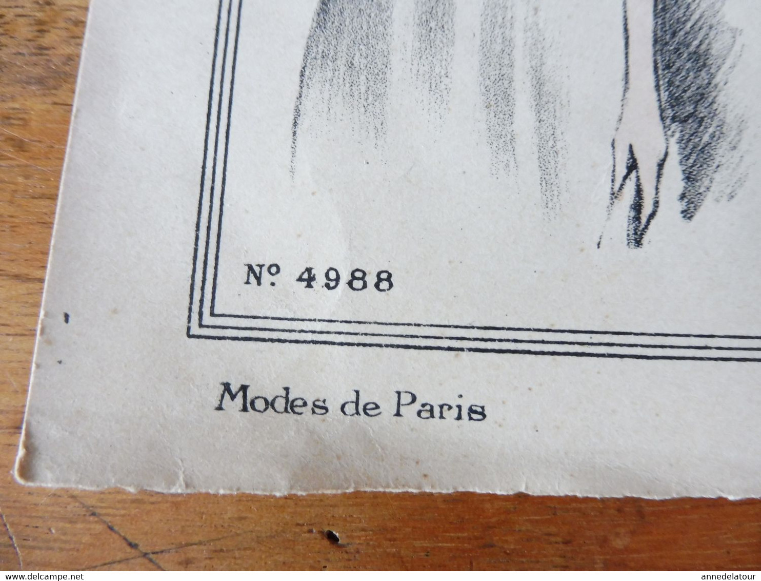 1911 Publicité de la PARFUMERIE HOUBIGANT par "Le Journal des Demoiselles"  - MODES de PARIS