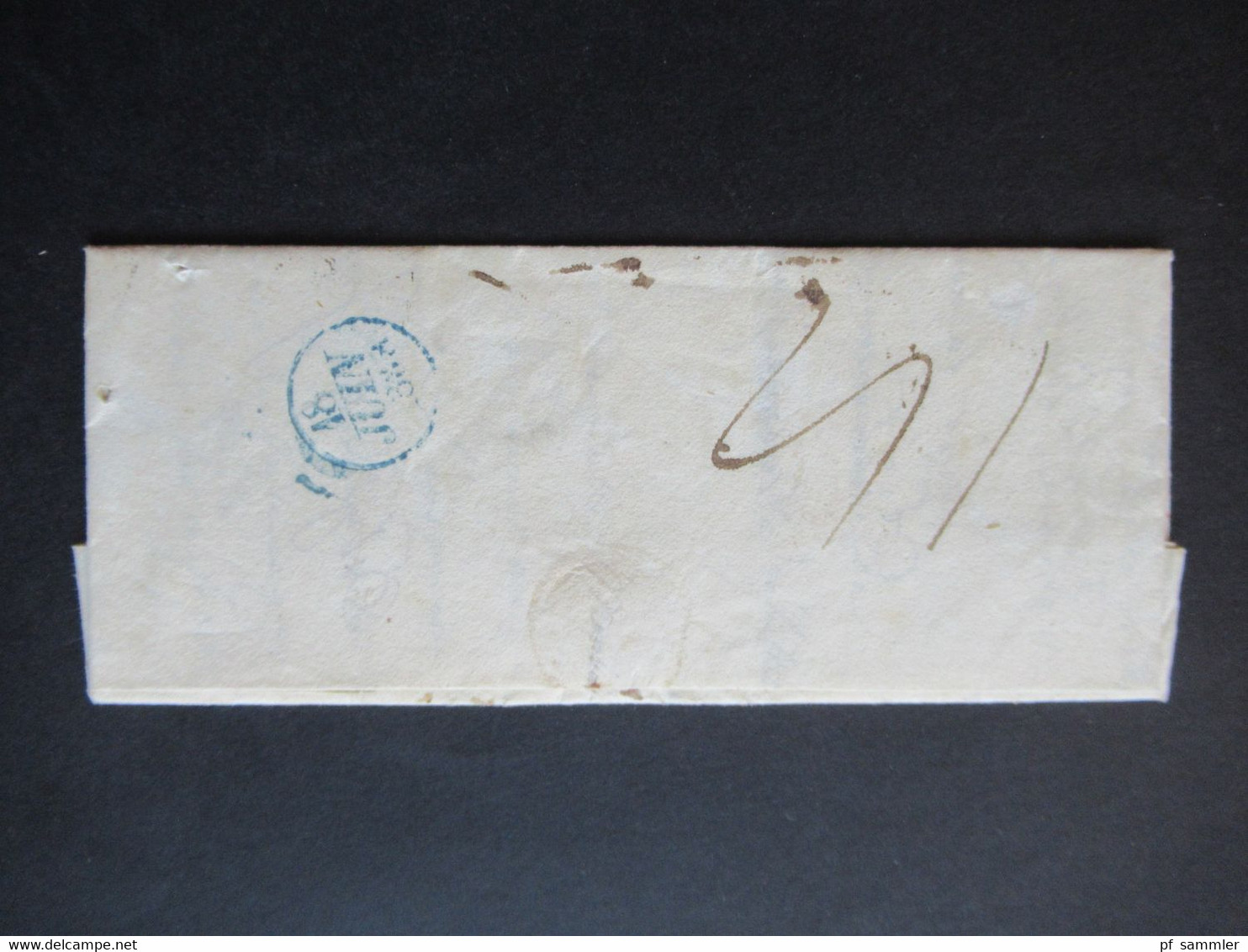 Frankreich 1808 Oder 1838 ?? Roter Ovaler Stempel Autriche P. Huningue Roter L2 Mant.... Faltbrief Mit Inhalt - Entry Postmarks