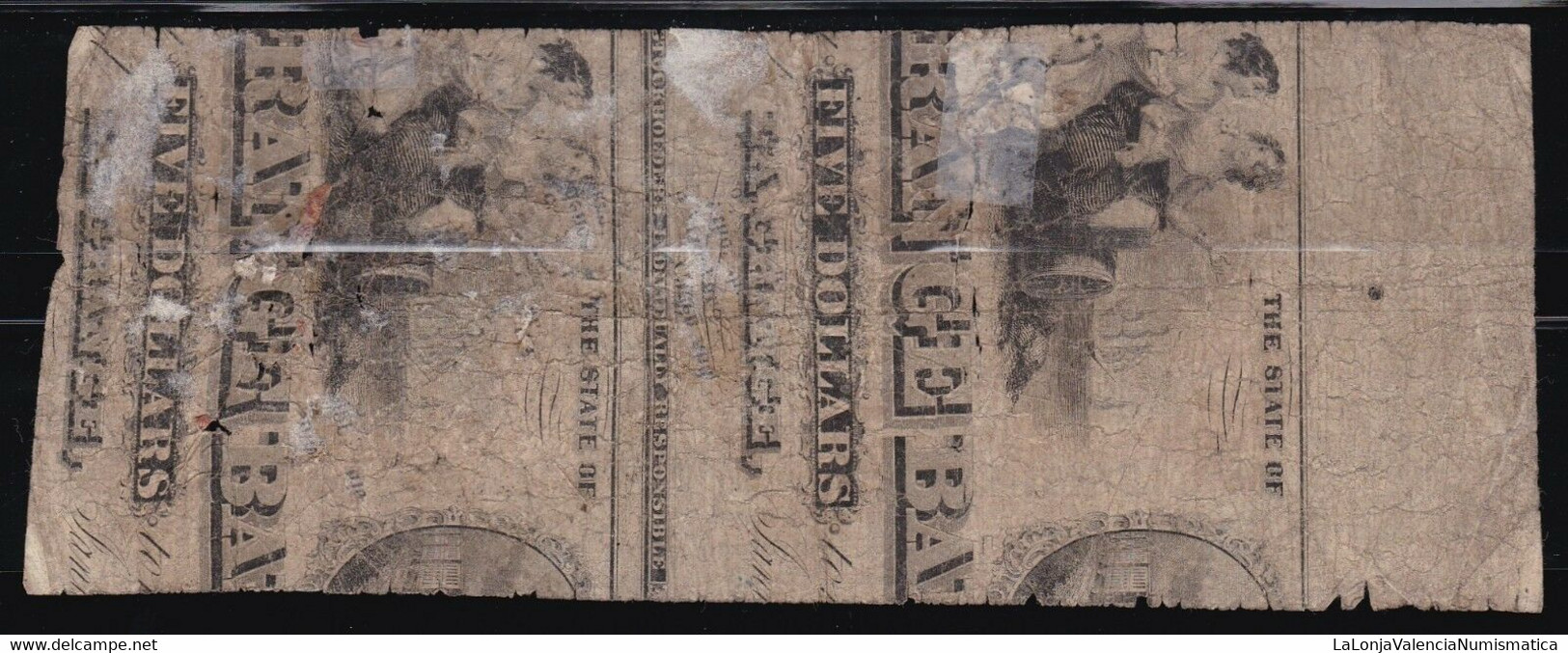 Estados Unidos United States 2 Dollars 1862 Mechanics Savings & Loan Association Savannah Georgia - Georgia