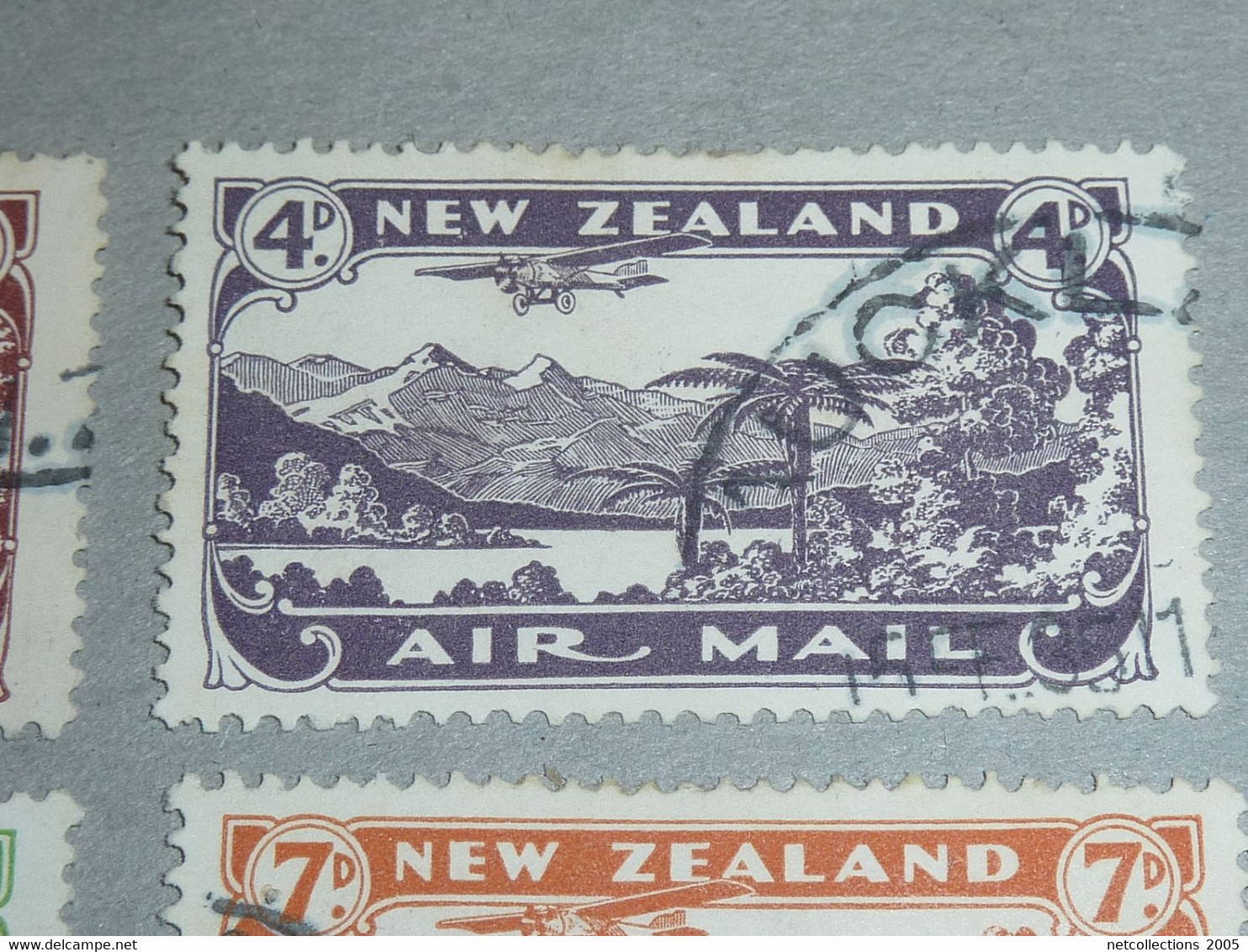 NEW ZEALAND AIR MAIL N°1/4 -1931 - NOUVELLE-ZELANDE POSTE AERIENNE N°1 AU N°4 (V) - Luftpost