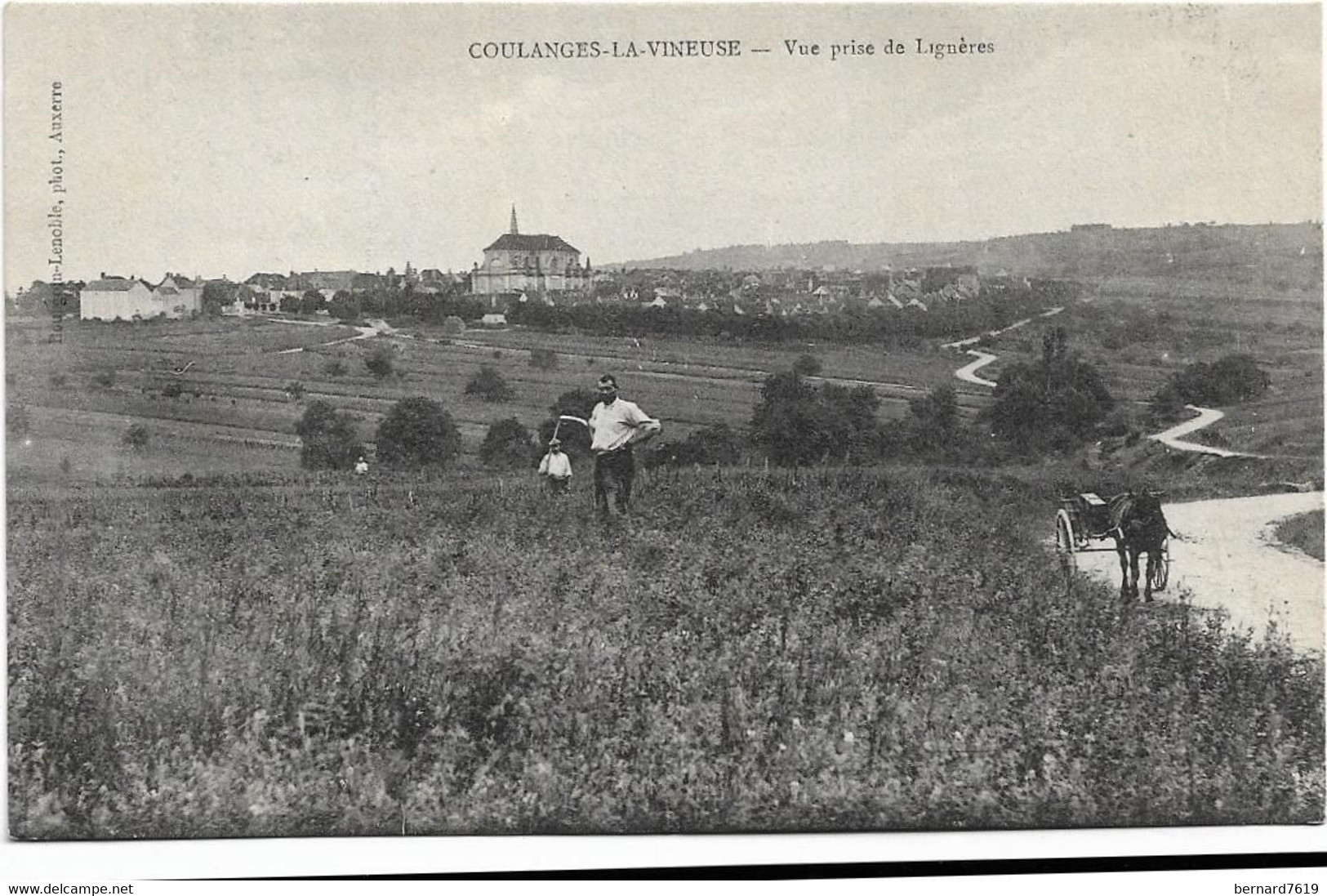 89   Coulanges La Vineuse   - Vue Prise De Ligneres - Coulanges La Vineuse