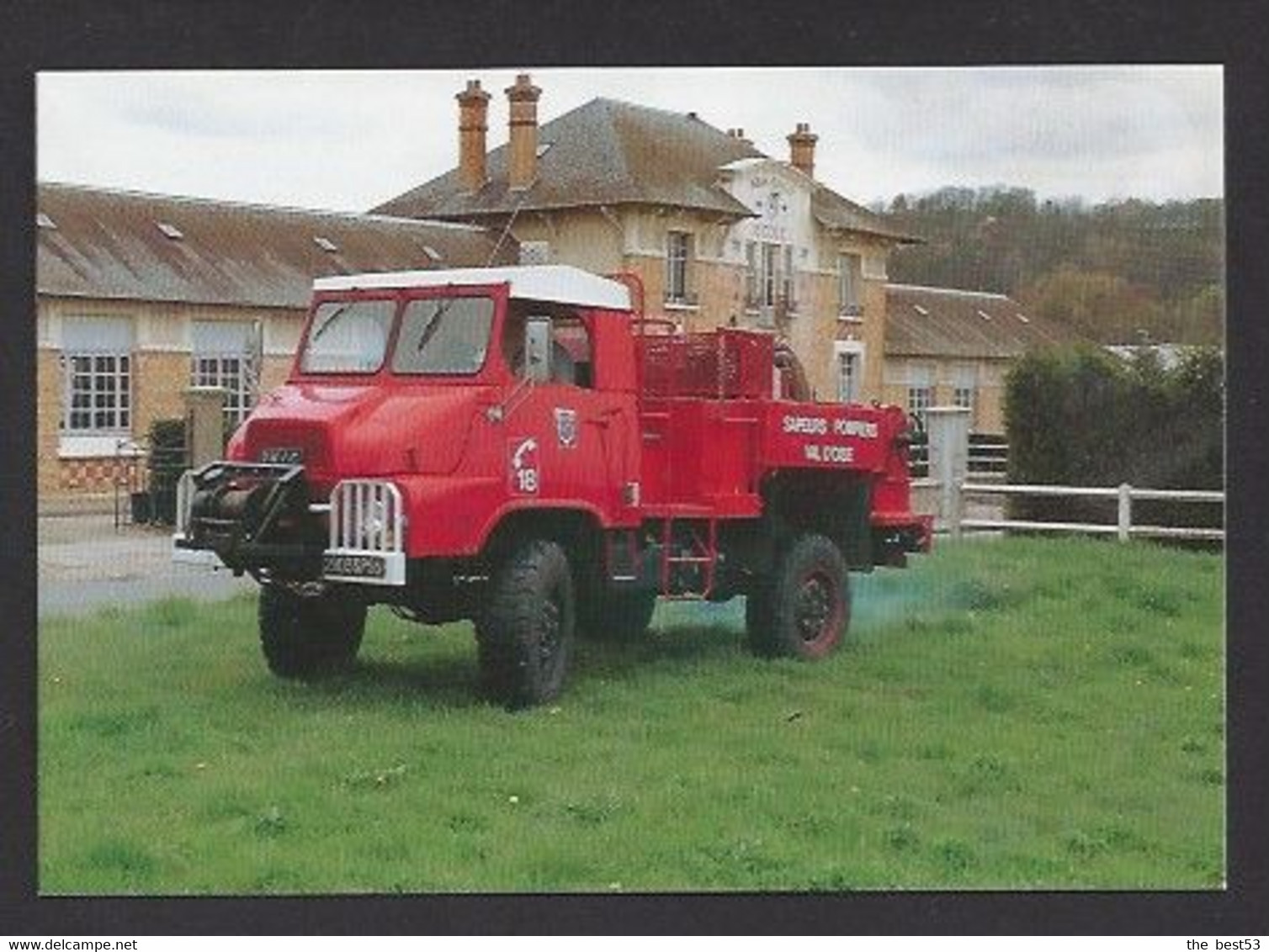 24  -  Bray Et Lu  -  Camion Citerne Feux De Forêts Marmon  -  Avril 1992  -  Thème Pompier - Bray-et-Lû