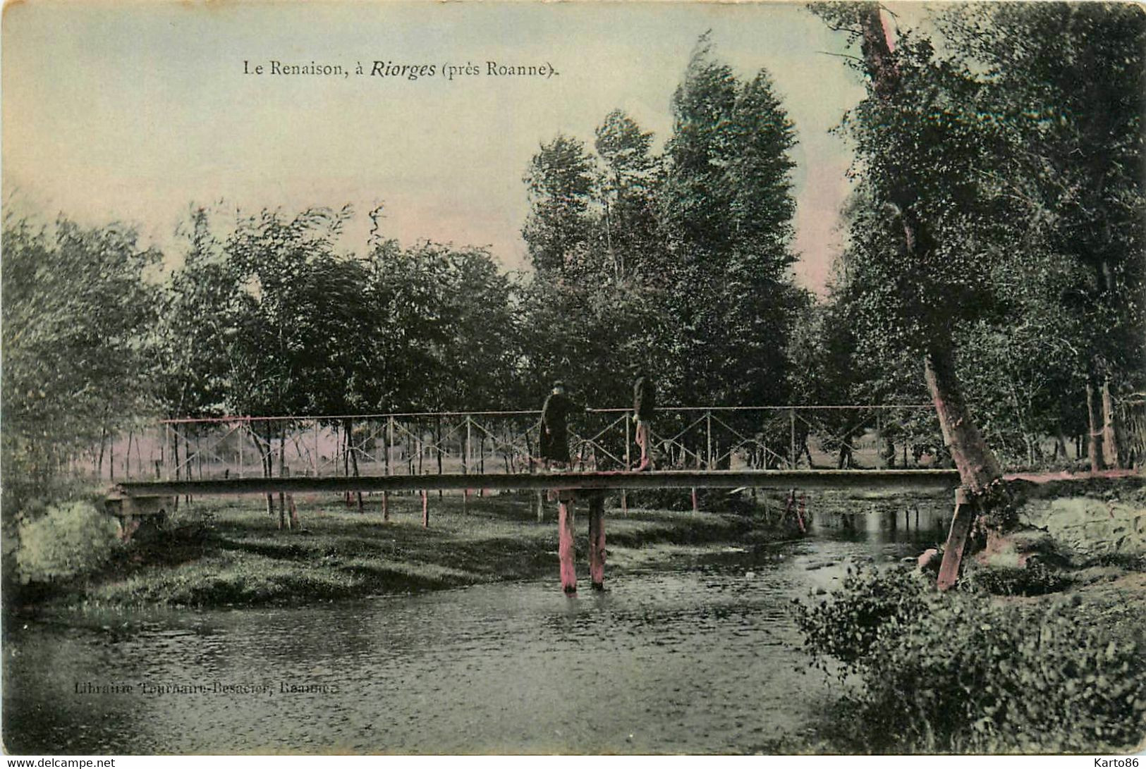 Riorges * Village Hameau La Renaison * Pont Passerelle - Riorges