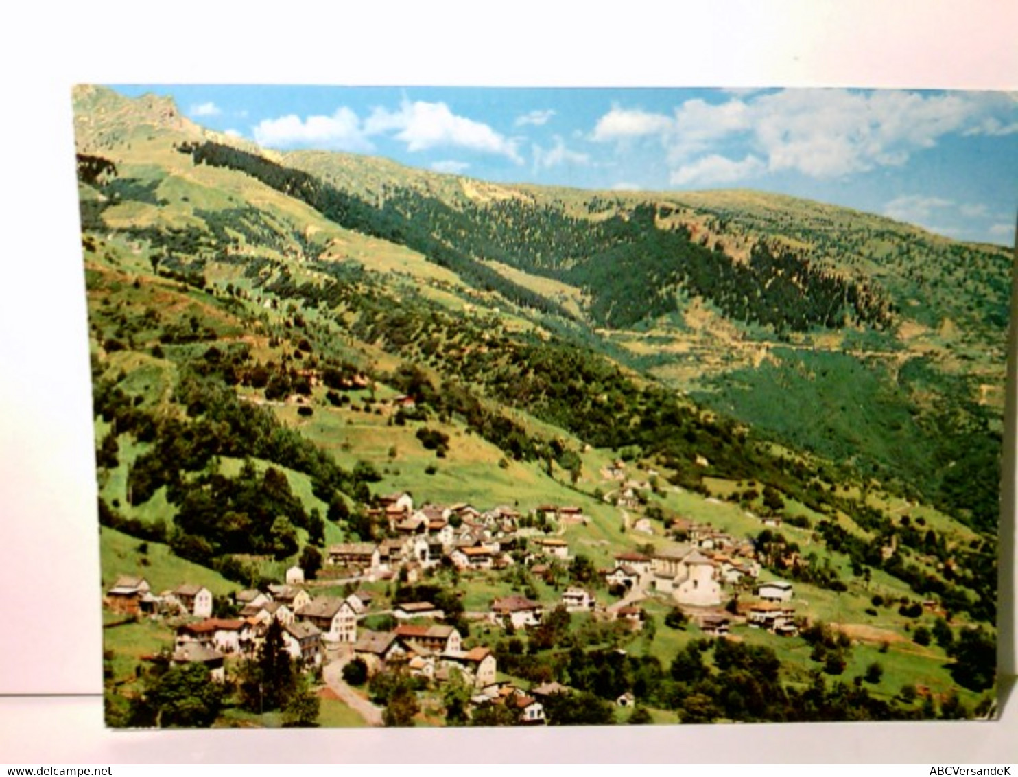 Leontica. Val Blenio. Tessin. Schweiz. Alte Ansichtskarte / Postkarte Farbig, Gel. Ca 70 / 80ger Jahre ?. Pano - Blenio