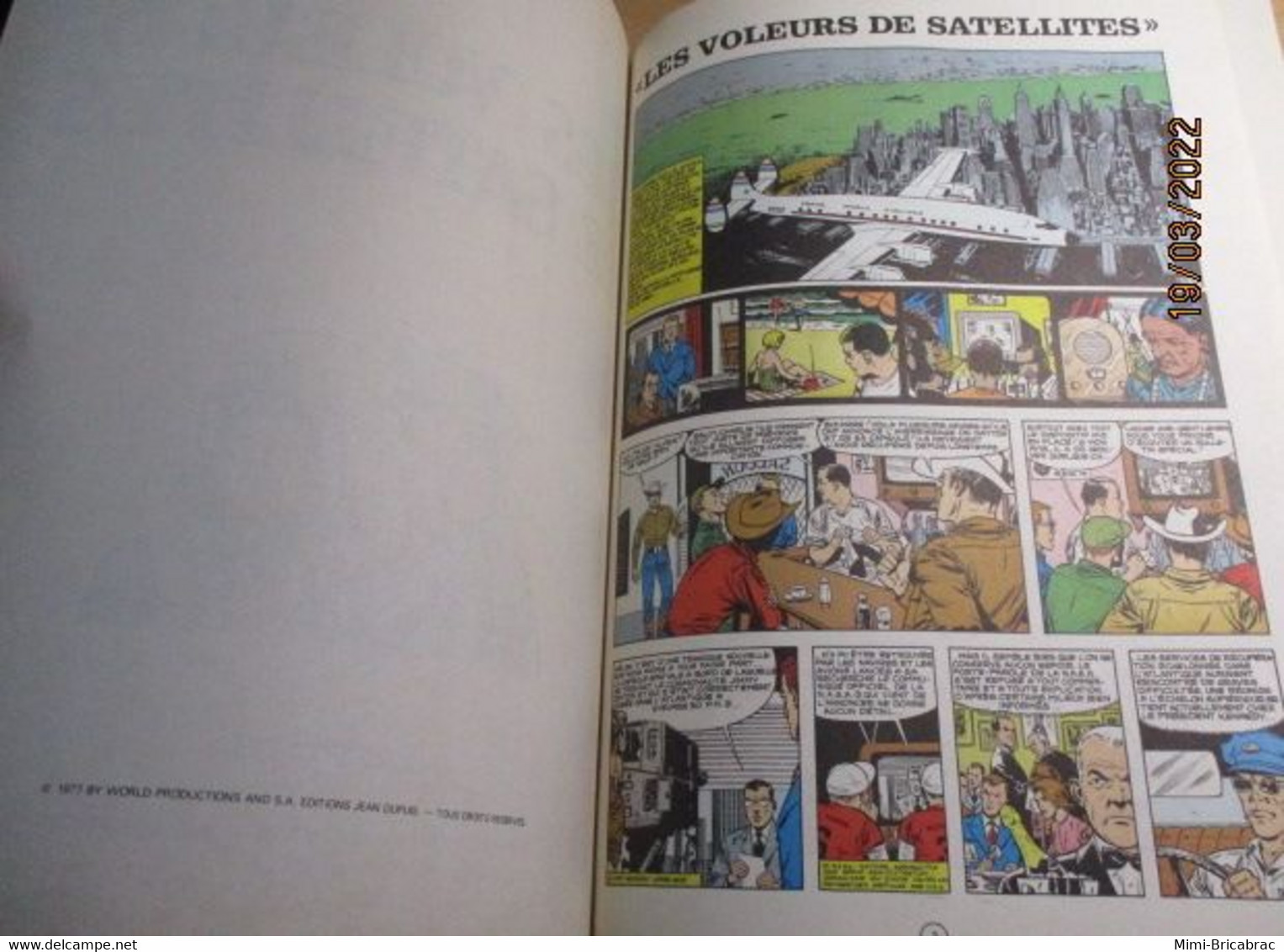 22-A Double De Ma Collec Perso BUCK DANNY Charlier Hubinon VOLEURS DE SATELLITES Impr. En 1983 - Buck Danny