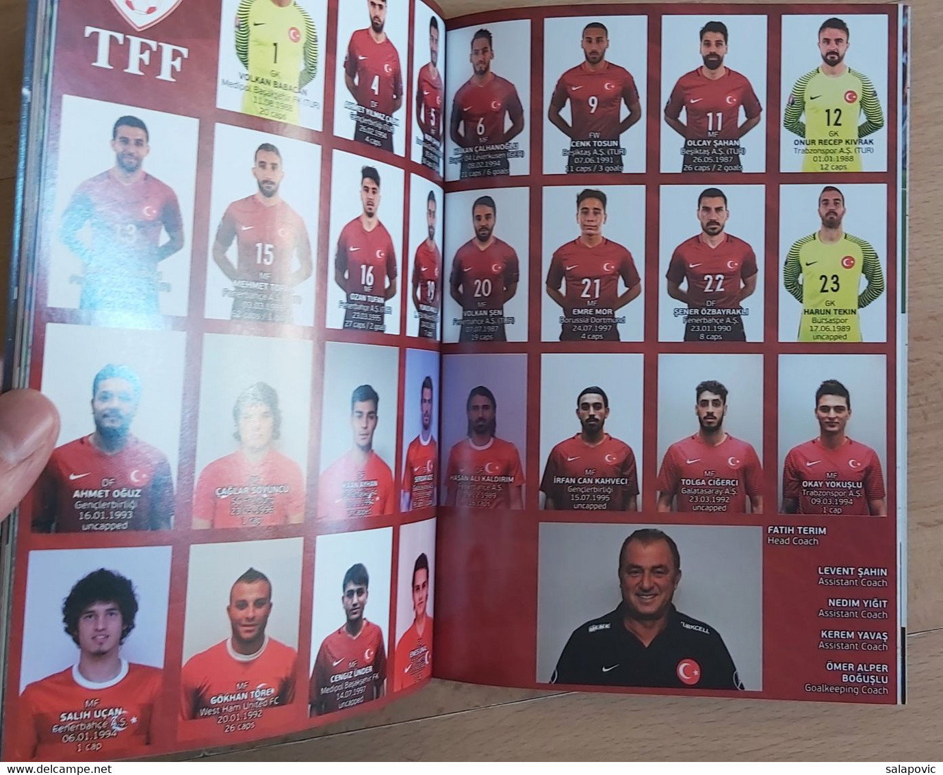 CROATIA V TURKEY - 2018 FIFA WORLD CUP Qualif. Football Match Program FOOTBALL CROATIA FOOTBALL MATCH PROGRAM - Libri