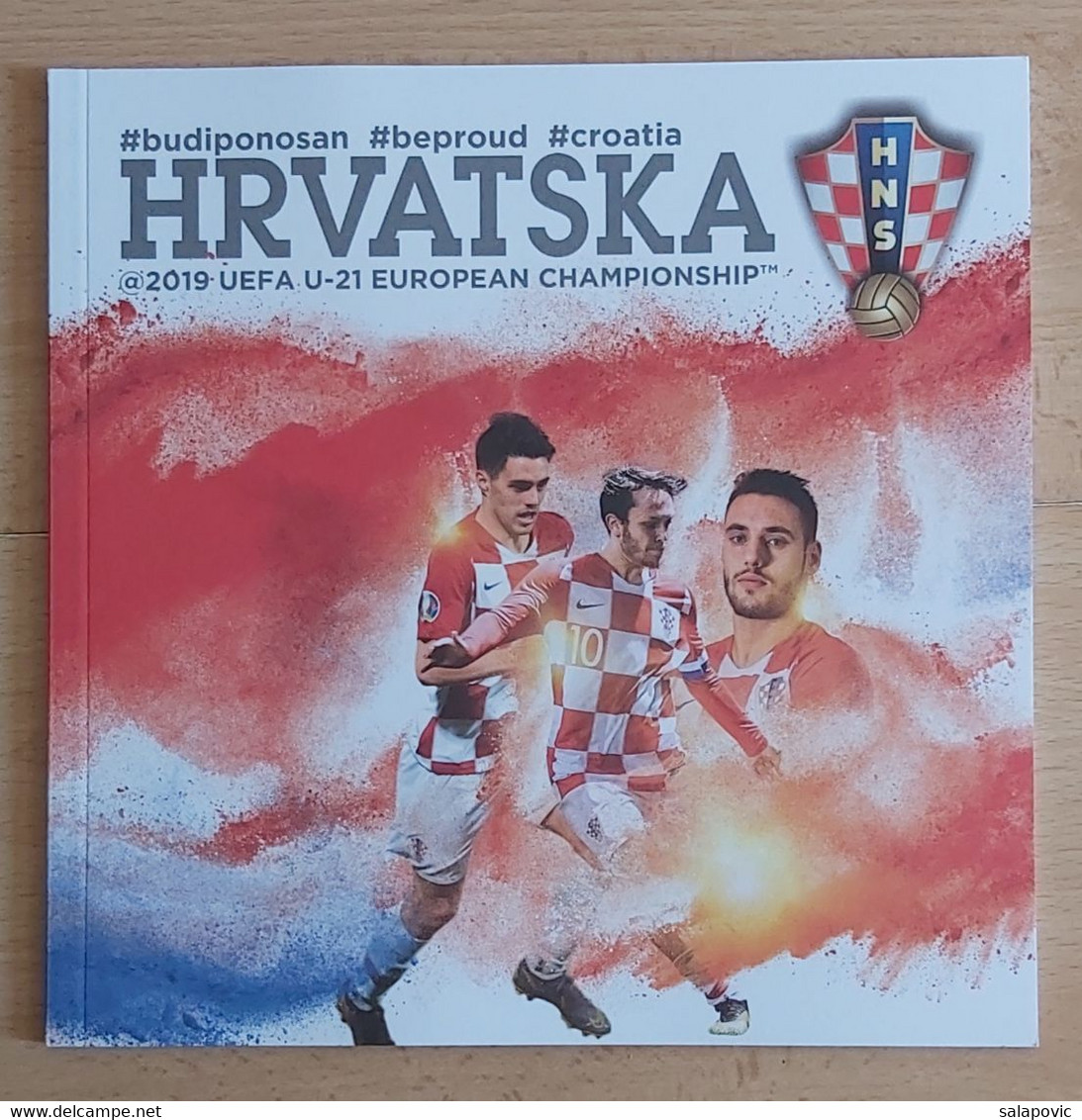 CROATIA National Football Team U - 21 2019 UEFA U - 21 EUROPEAN CHAMPIONSHIP FOOTBALL CROATIA FOOTBALL MATCH PROGRAM - Libri